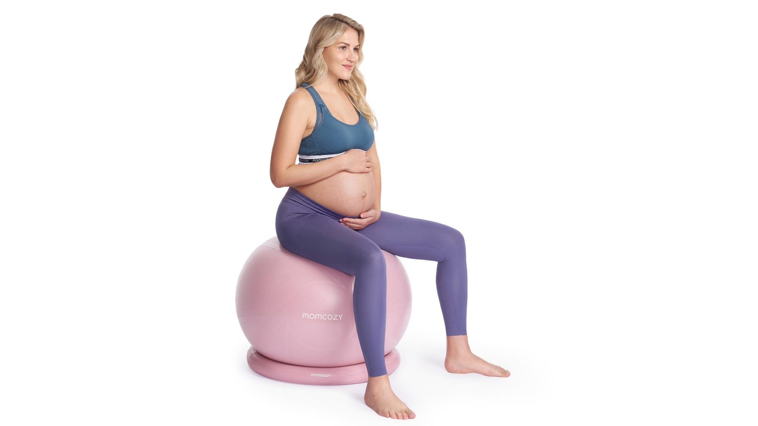 momcozy BirthEase pregnancy ball set, complete support kit in promo on Amazon