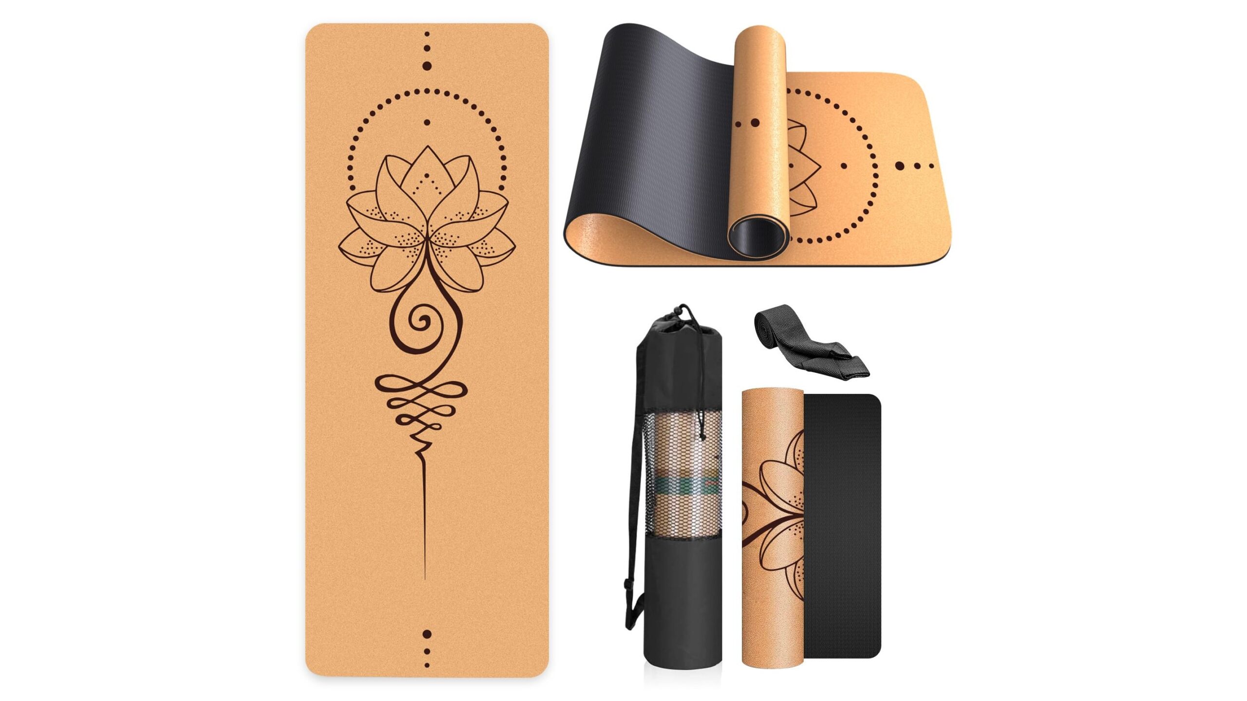 Eco-friendly cork yoga mat, a grippy and sustainable choice for your home practice