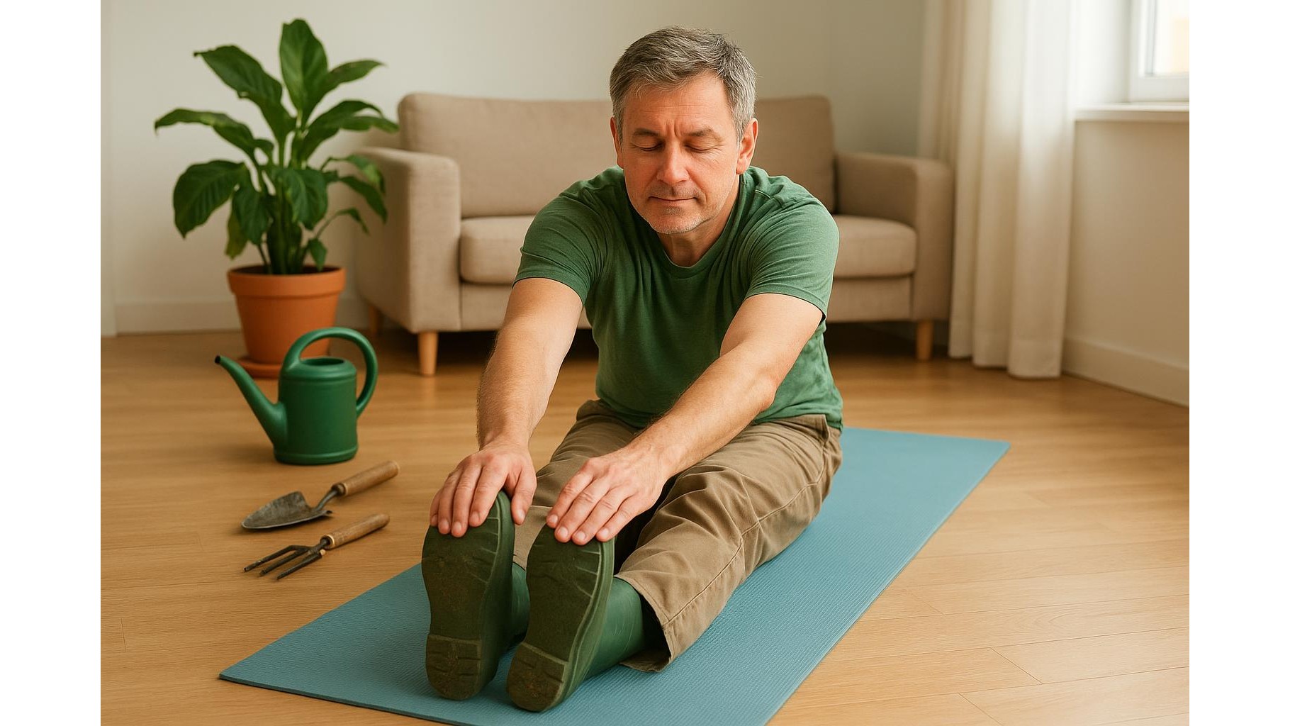Home recovery for gardeners: stretching and mobility after heavy yard work