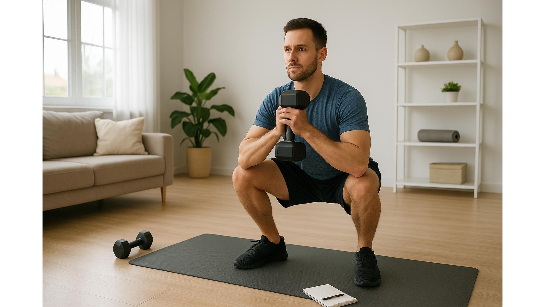 At-home strength benchmark workout: test your full body in 30 minutes with no machines