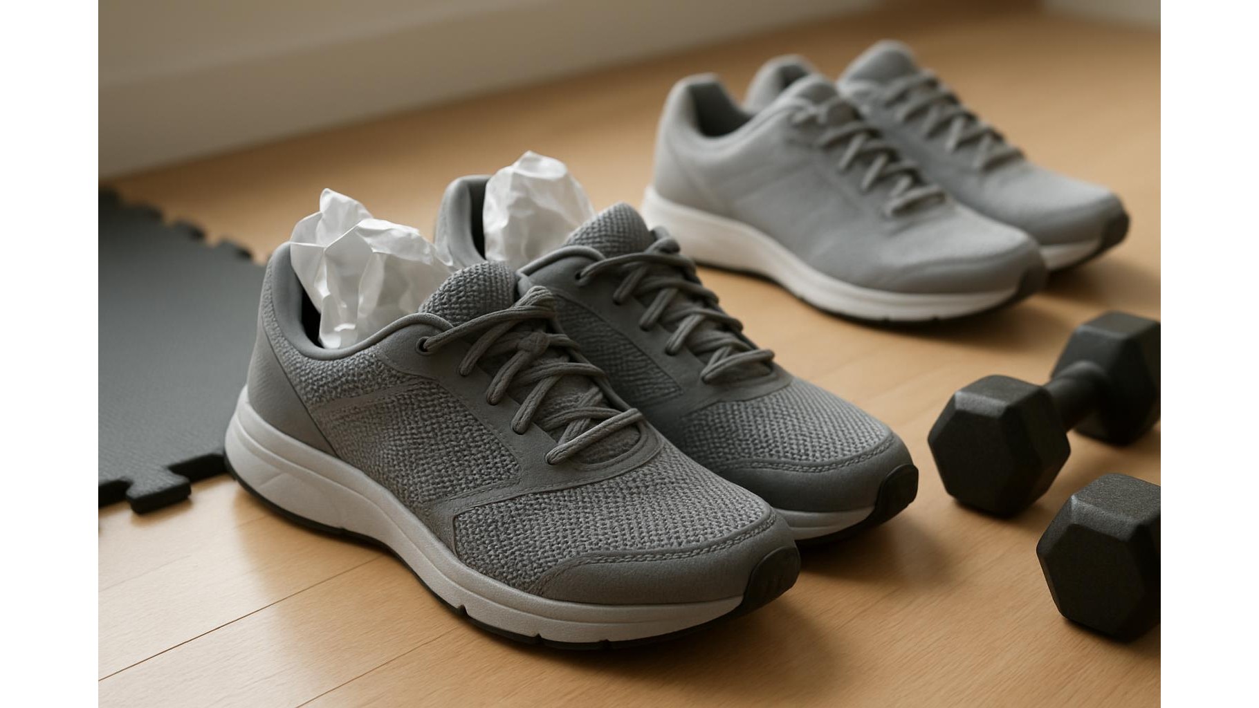 How to wash and dry your home workout shoes without ruining their support
