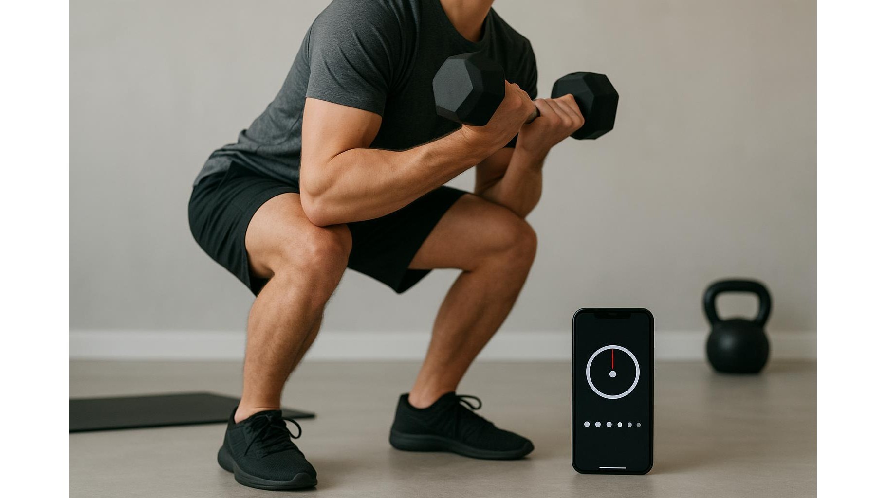 Using metronome apps to control tempo in home strength workouts