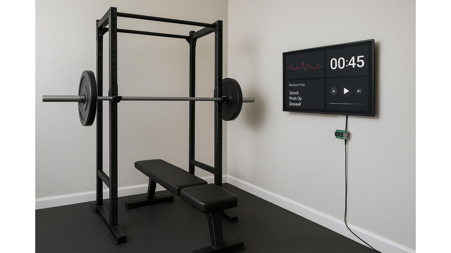 Raspberry Pi home gym dashboard: display your workouts, heart rate and timers on one cheap screen