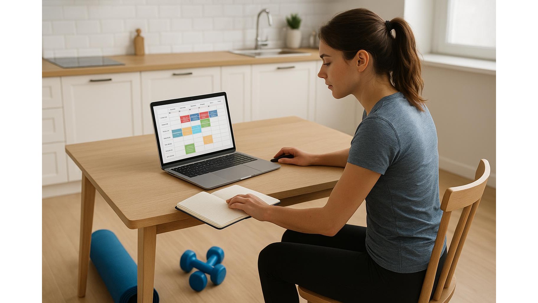 Turn your email and calendar into a simple home workout system without extra apps