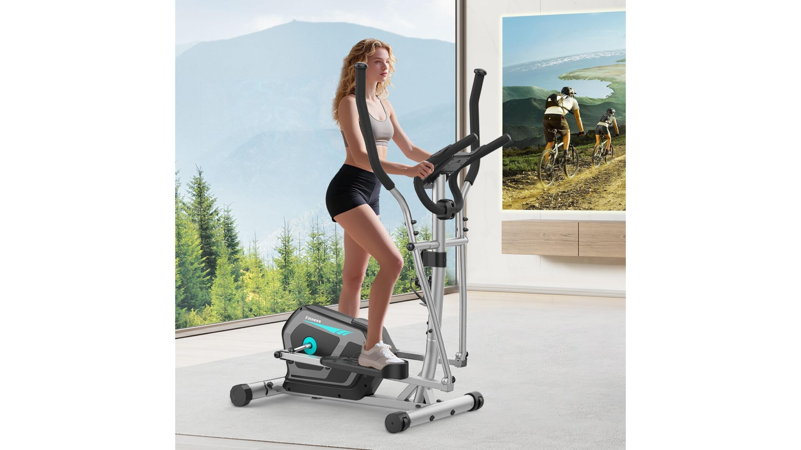 Neezee cross trainer for home fitness, elliptical con resistenza magnetica e app in evidenza su Amazon