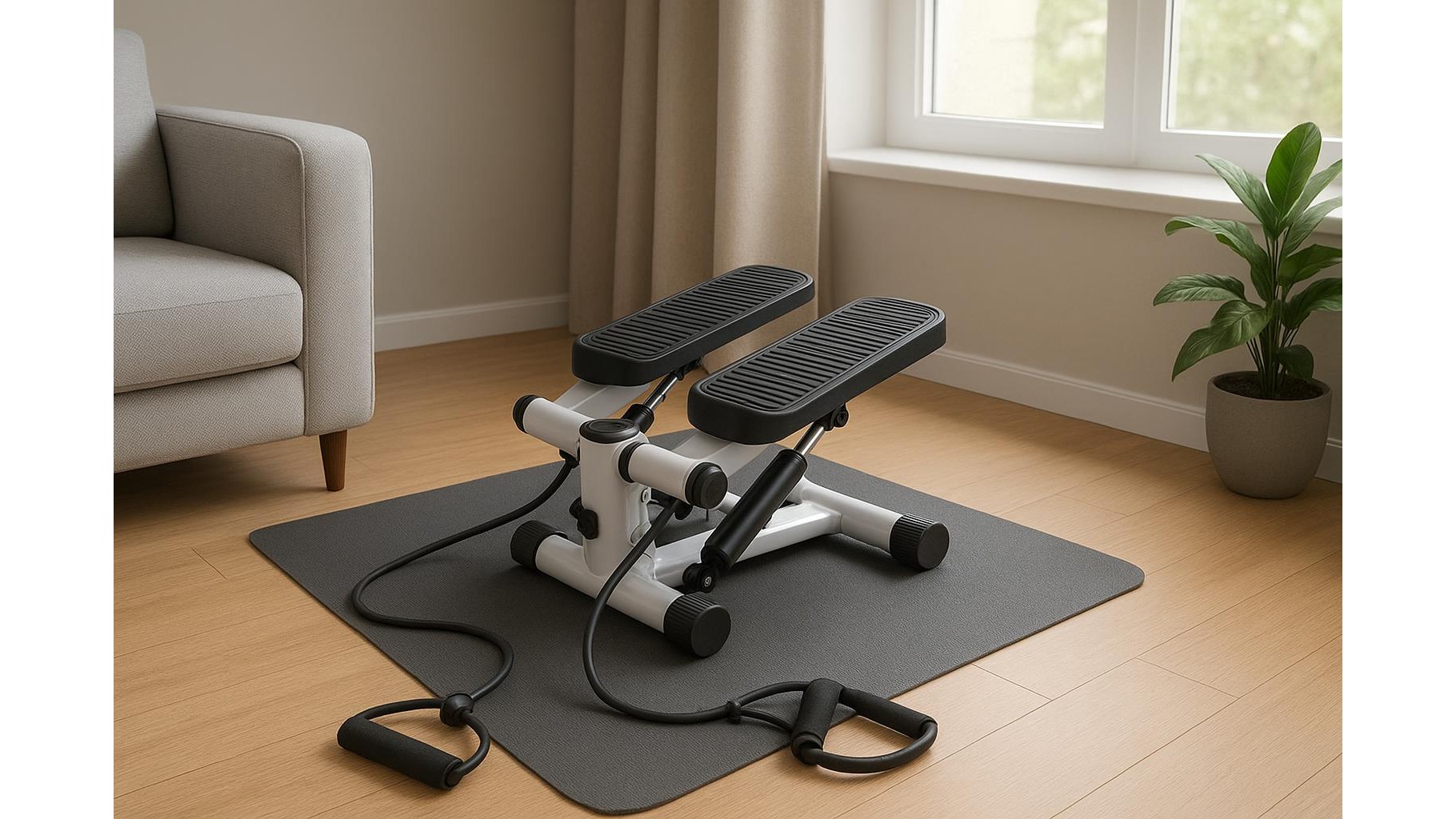 How to choose a quiet mini stair stepper with resistance bands for full-body home cardio
