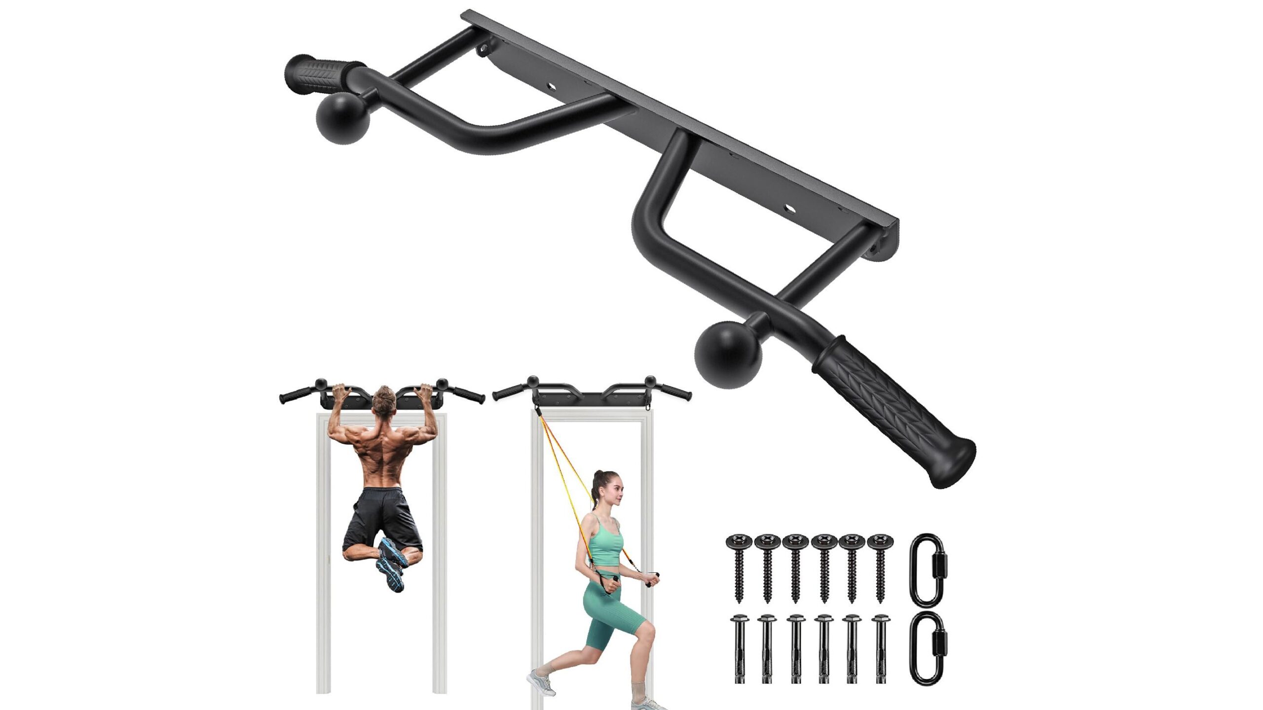 BeneLabel wall mounted pull up bar, stazione trazioni salvaspazio per l’home gym al minimo su Amazon