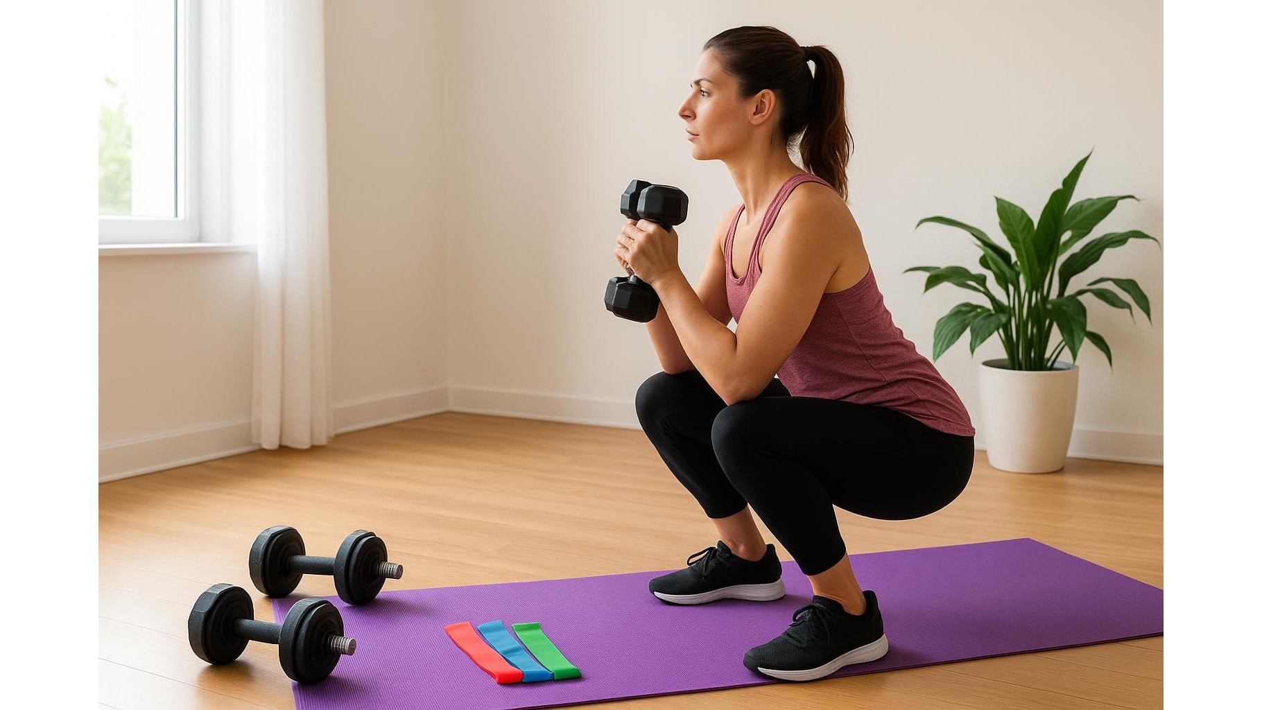 Home strength ladder workout with mixed tempos: 30-minute plan for control and power