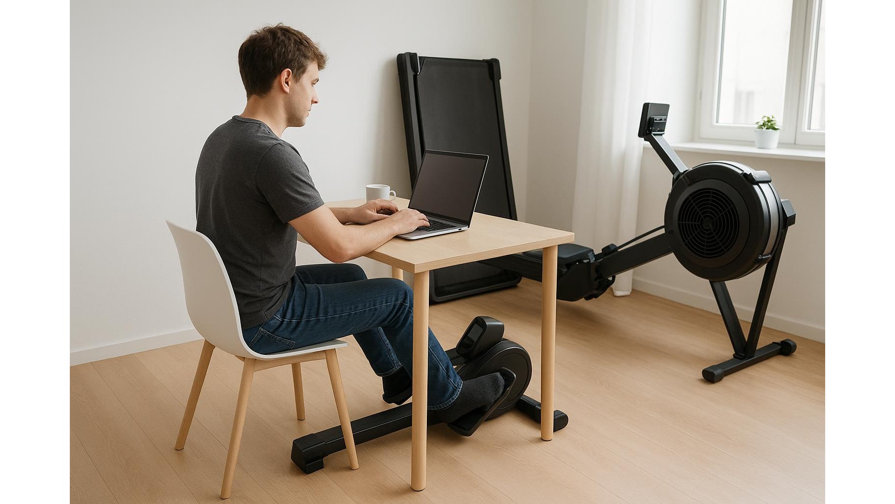 Under-desk rowing machines at home: can they really replace traditional cardio?