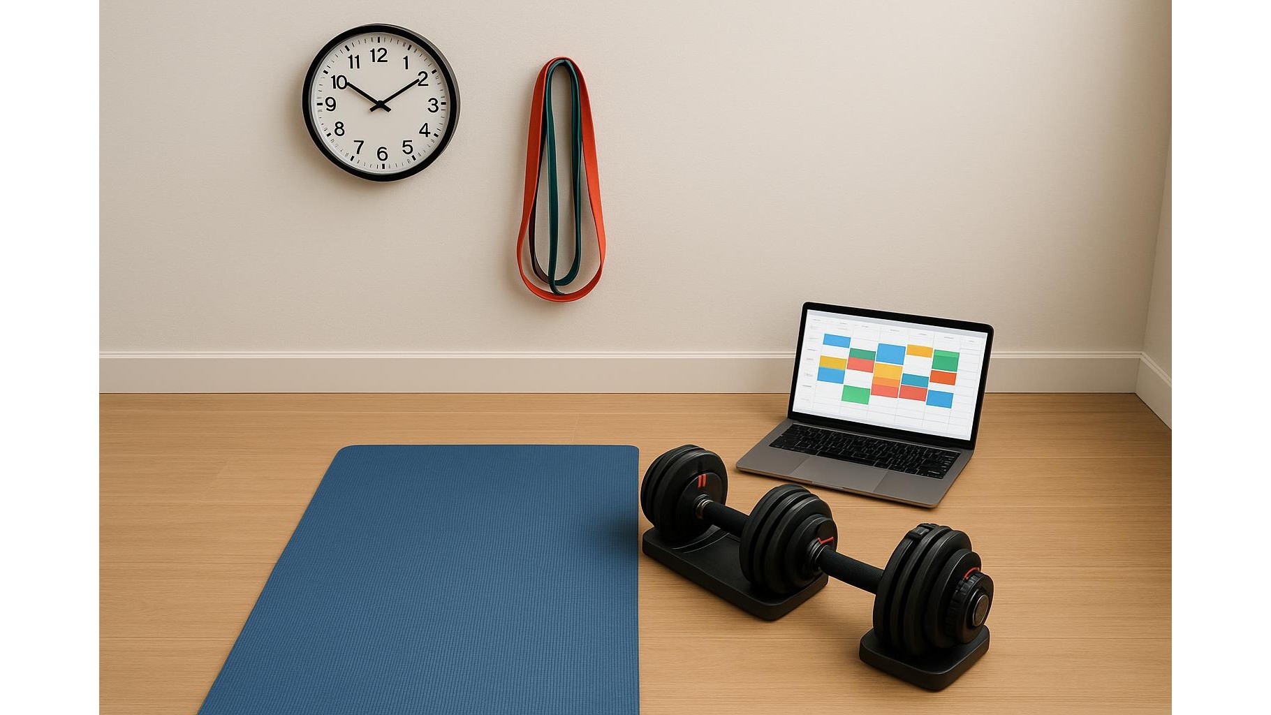 How to use calendar blocking and reminders to protect your home workout time