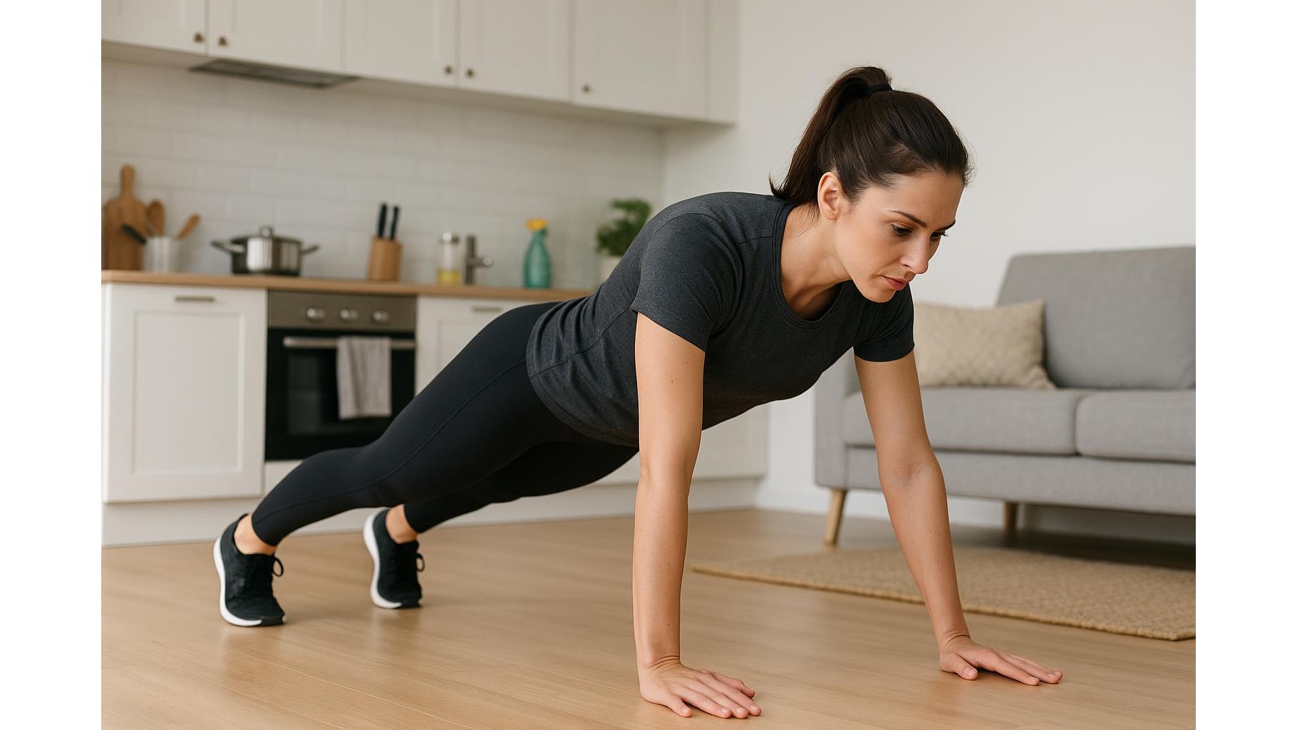 Stain-resistant home workout outfits: train, cook and clean in the same gear