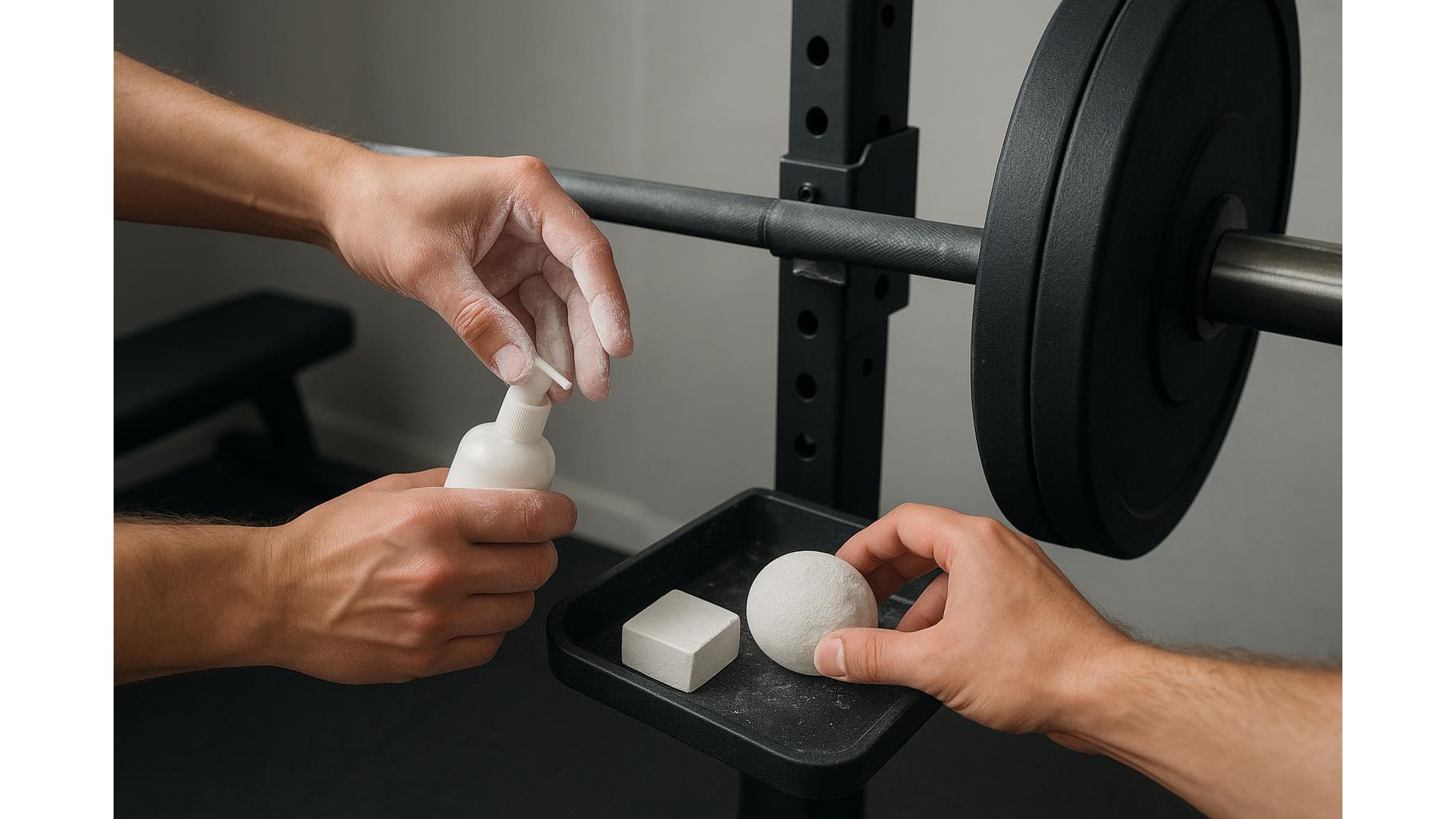 Liquid vs block chalk for your home gym: which option keeps hands dryer and floors cleaner