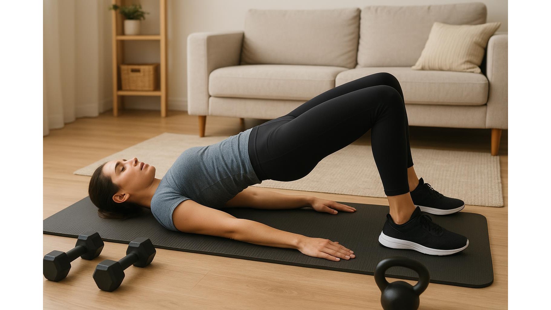 Floor-only home leg workout: 30-minute no-stand routine for knee-friendly lower body training