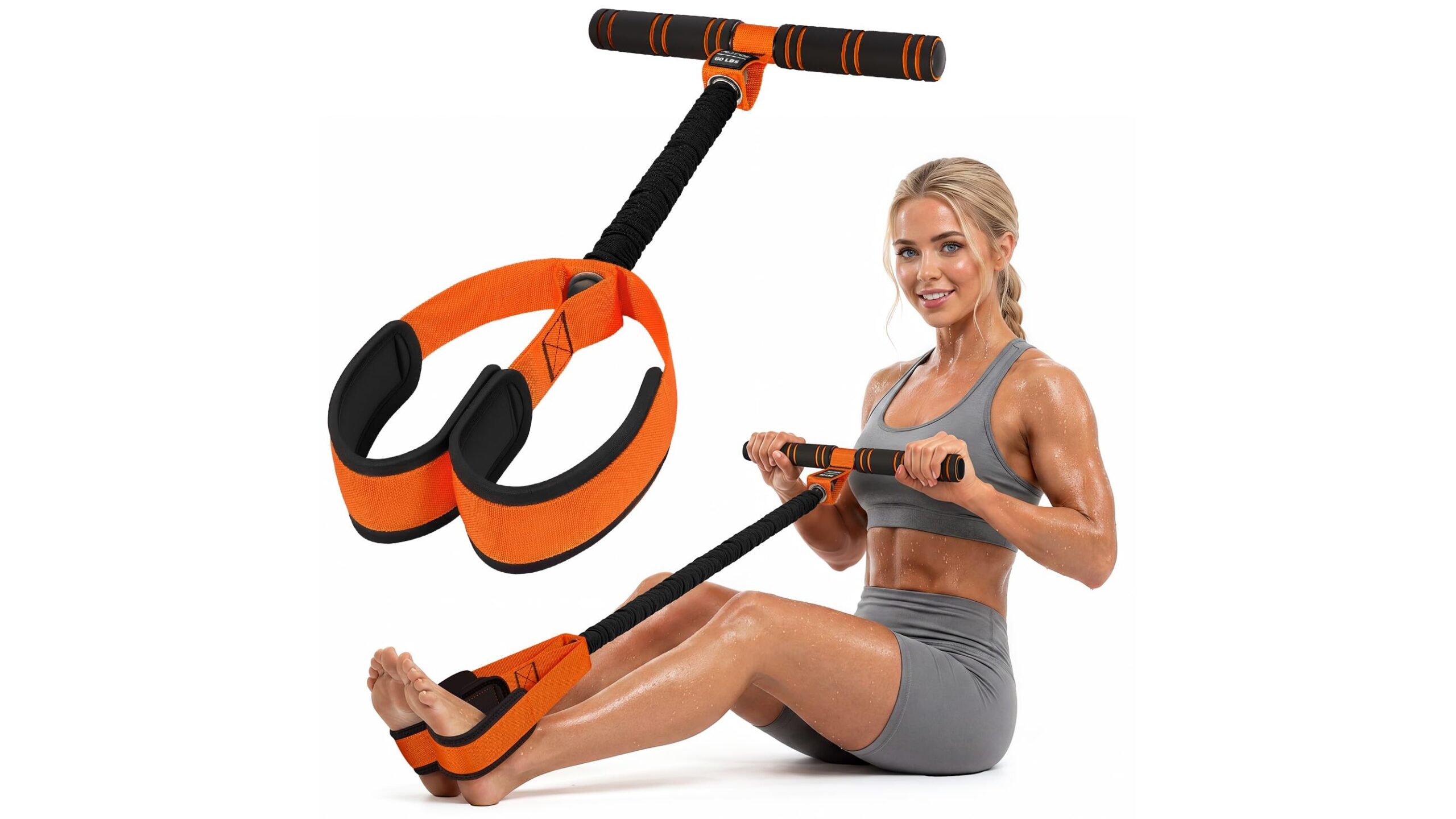KUTIZE multifunction pedal resistance band, a tiny full body home gym on Amazon