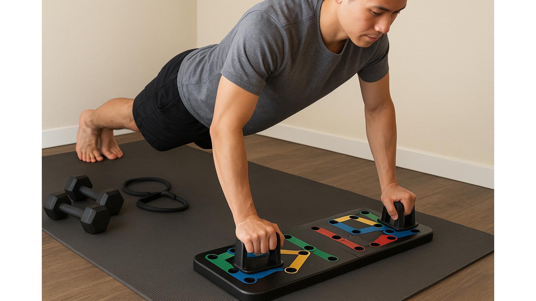 Are multi‑angle push-up boards really useful in a home gym?