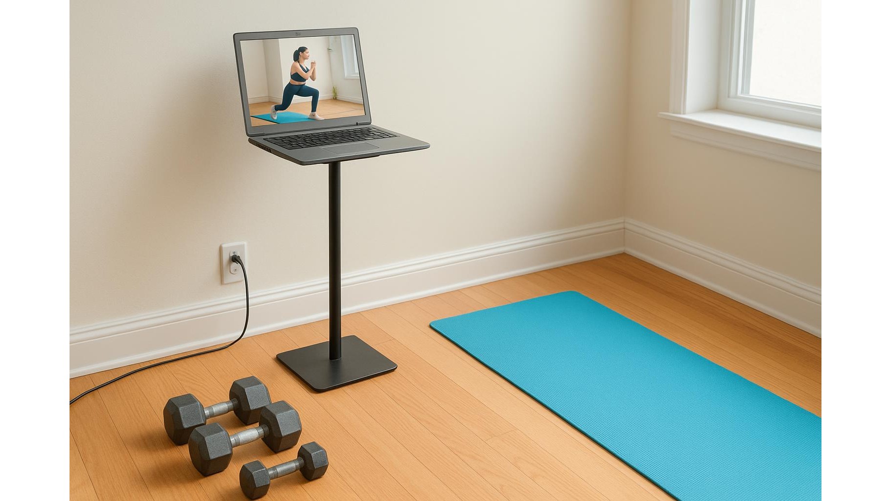 Turn an old laptop into a dedicated home workout kiosk