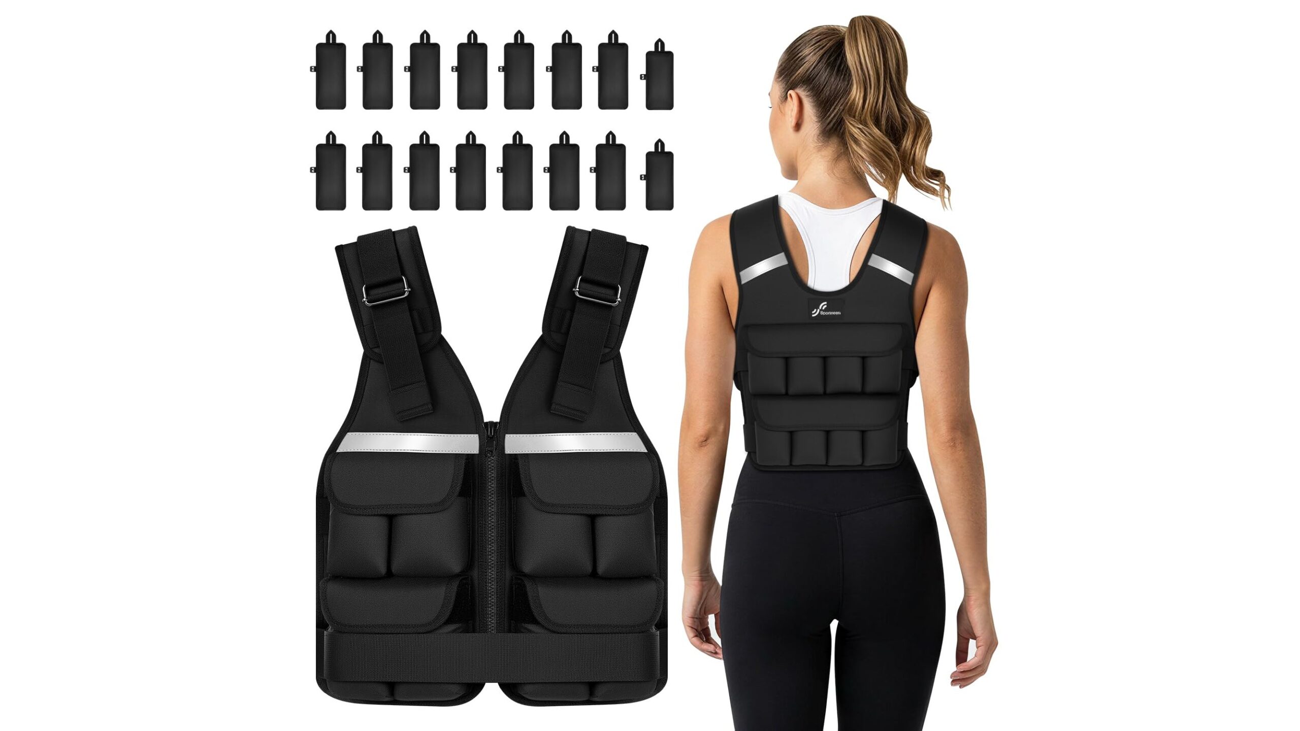 Sportneer adjustable weighted vest, una soluzione pratica per potenziare l’home workout su Amazon