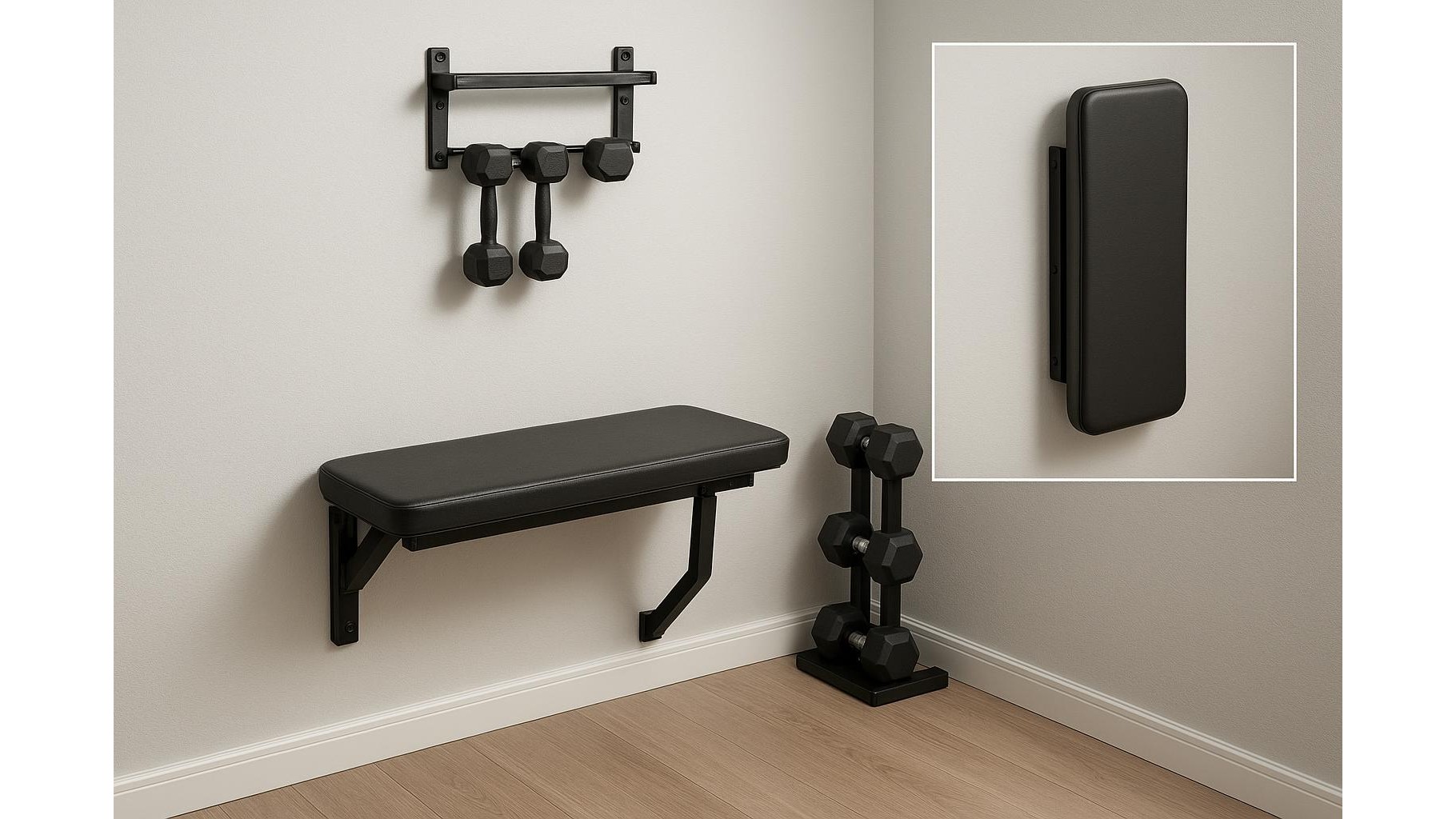 Wall-mounted folding workout bench: is it the right space-saving upgrade for your home gym?