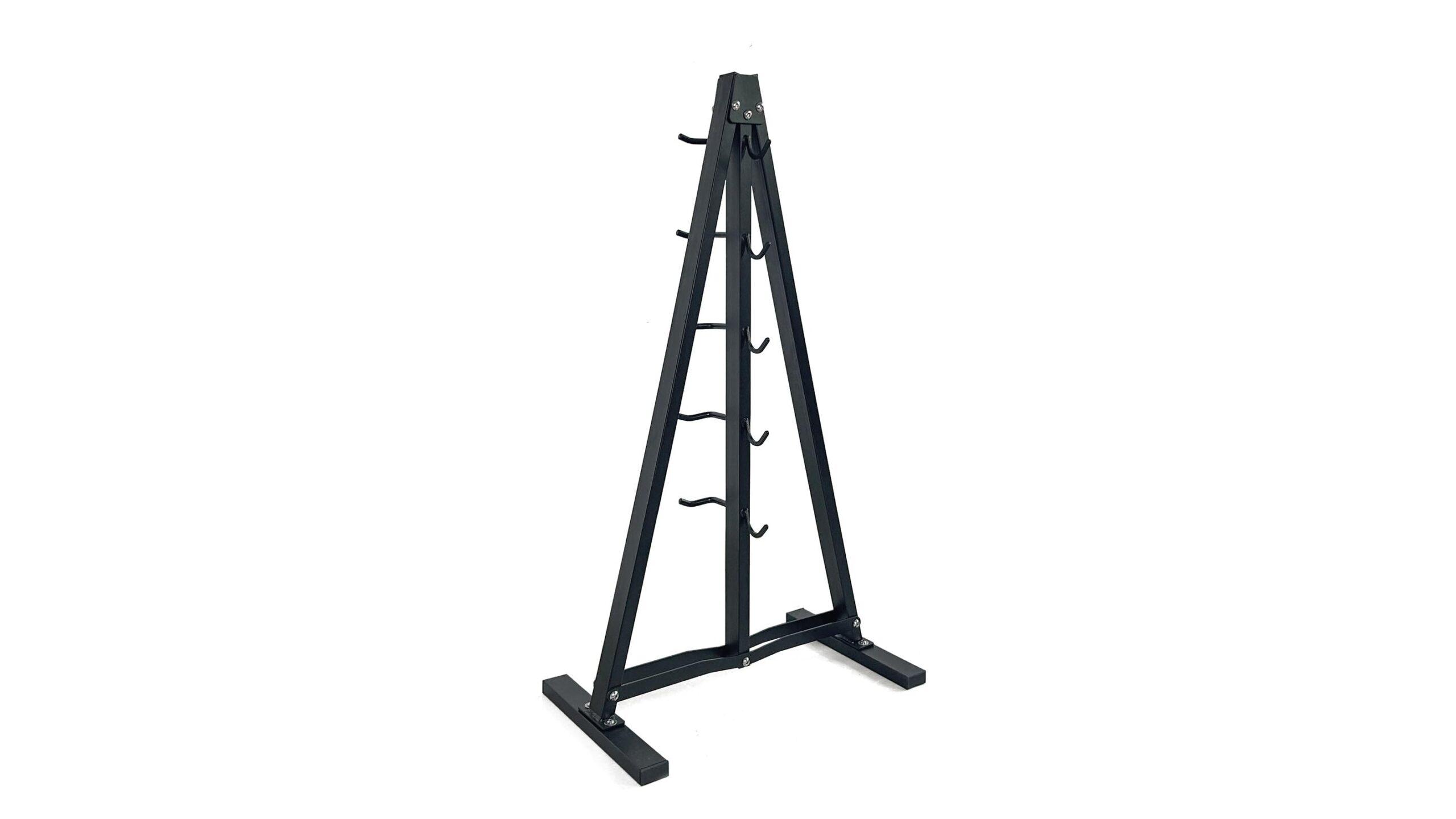 KORIKAHM Lat Pulldown Attachments Storage Rack, Wall Mounted Lat Pull Down Bar Organizer with Heavy Duty Hooks, Steel Gym Accessory Rack for Cable Attachment