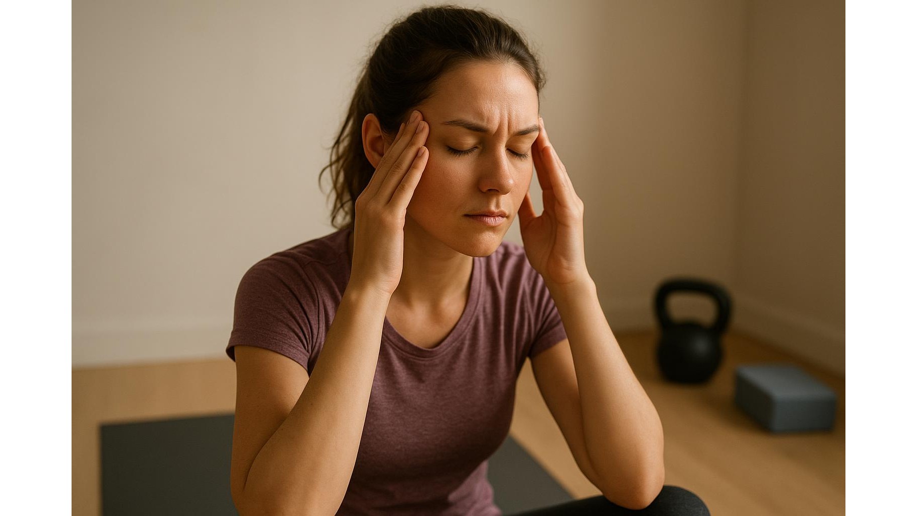 Jaw and face relaxation routine for home athletes who grind their teeth after hard sessions
