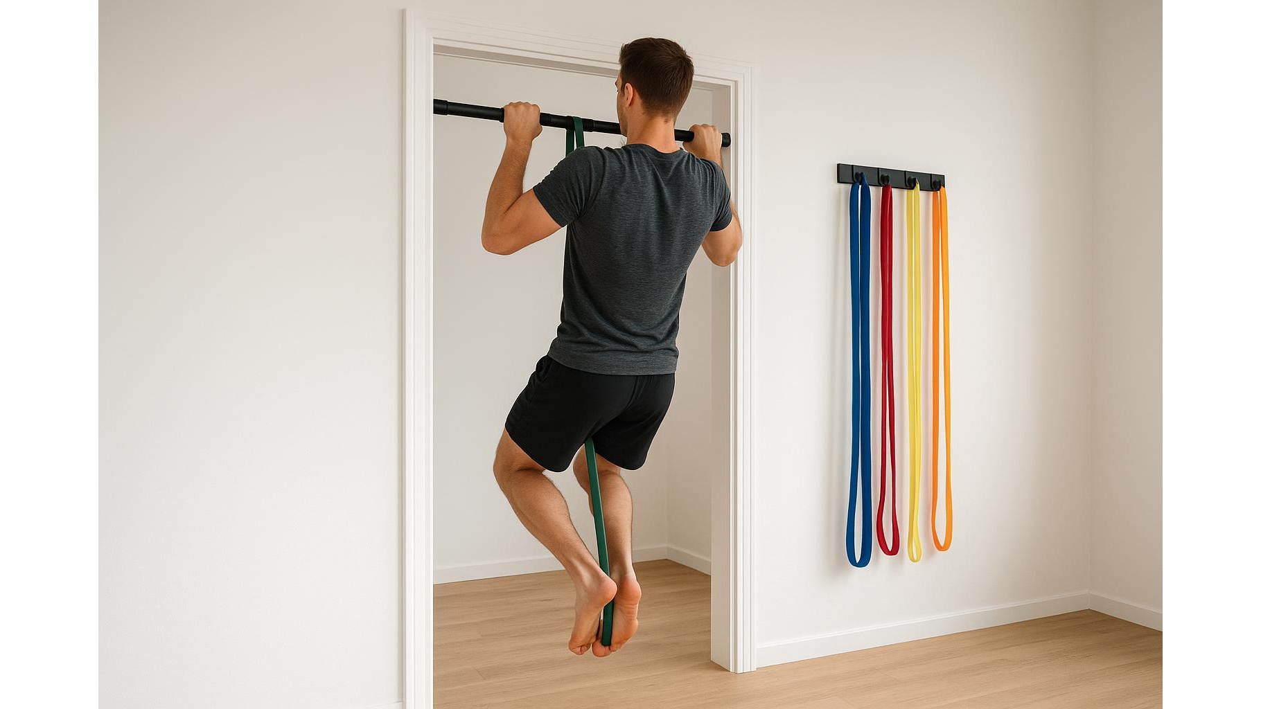 Home pull-up assist bands: how to pick the right resistance to unlock your first pull-up