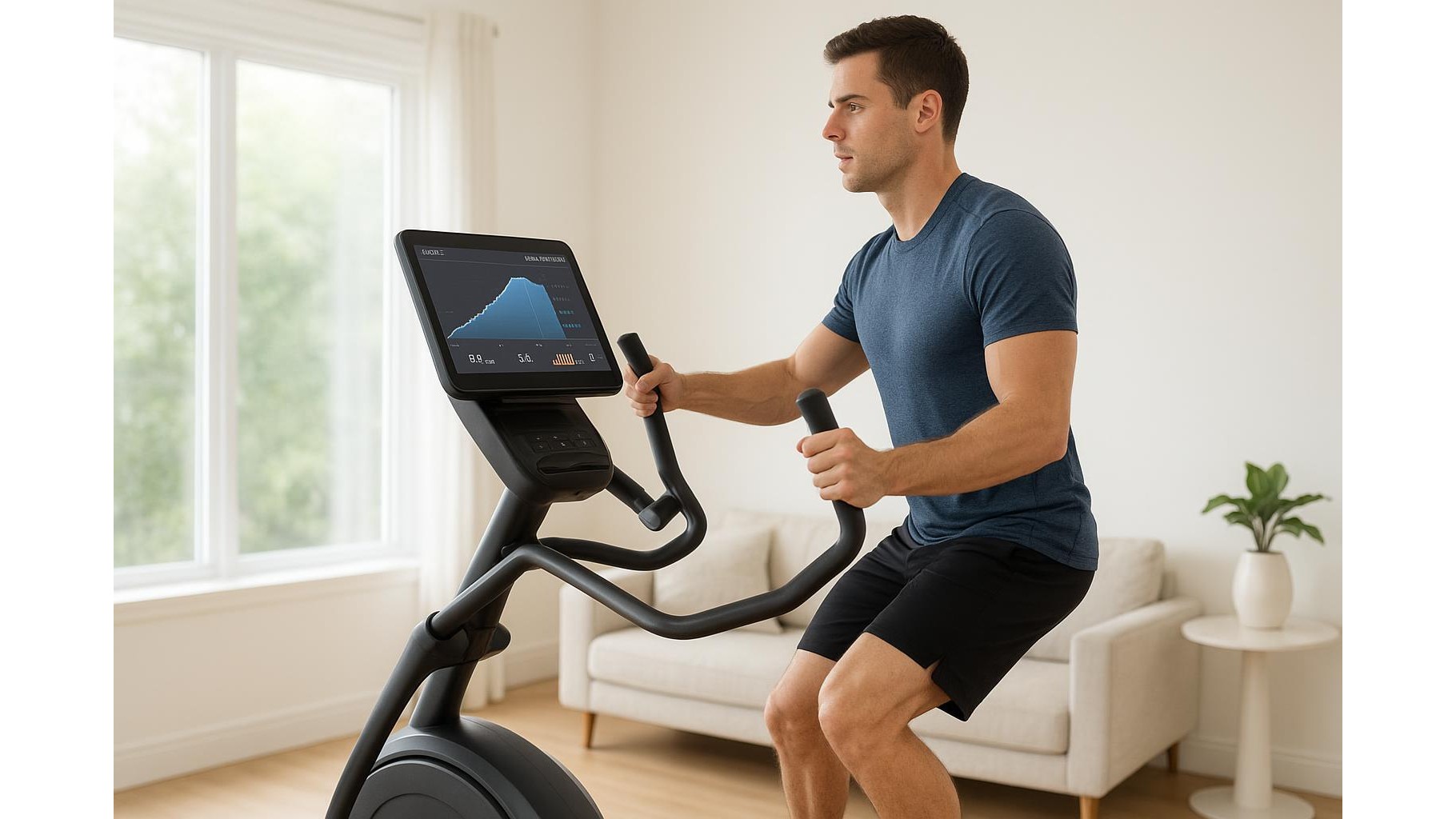 Elliptical hill intervals at home: how to mimic outdoor climbs on any machine