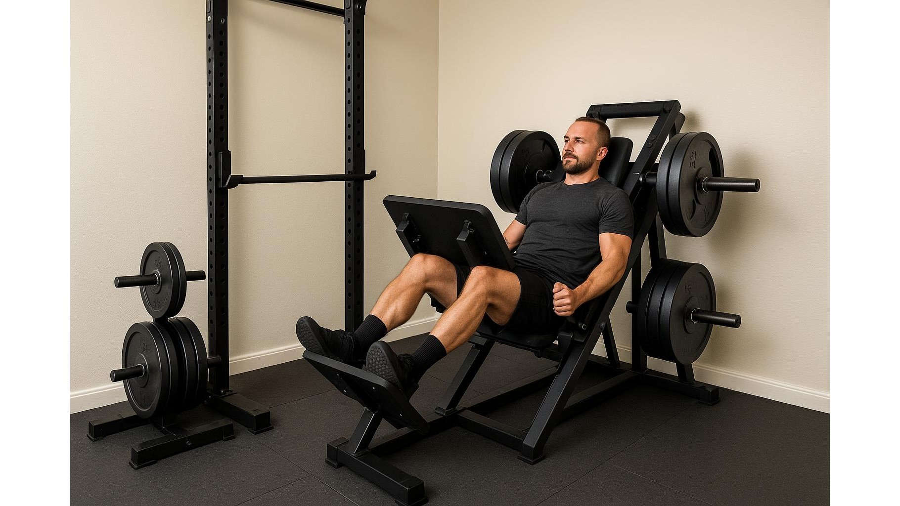 Compact plate-loaded leg machines for home gyms: how to choose a space-saving lower-body station