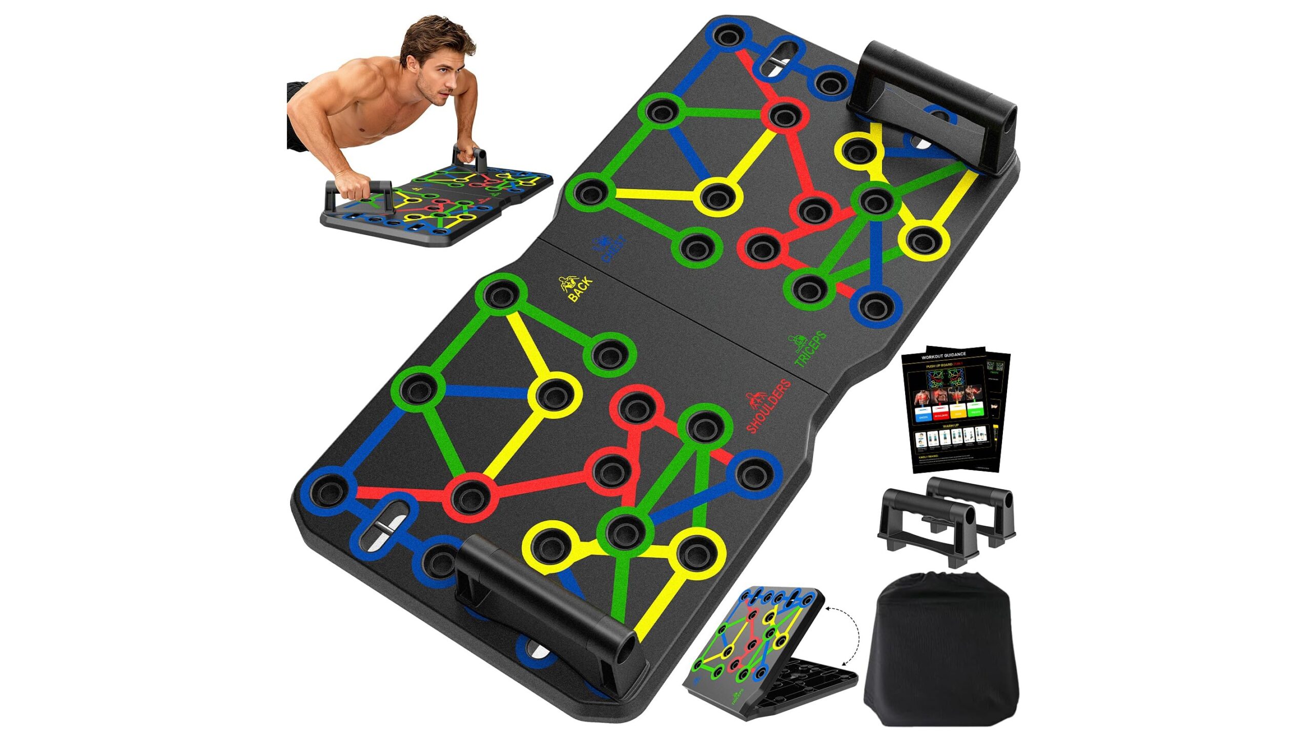 AERLANG 20-in-1 push up board, all-in-one upper body trainer with a sharp Amazon price