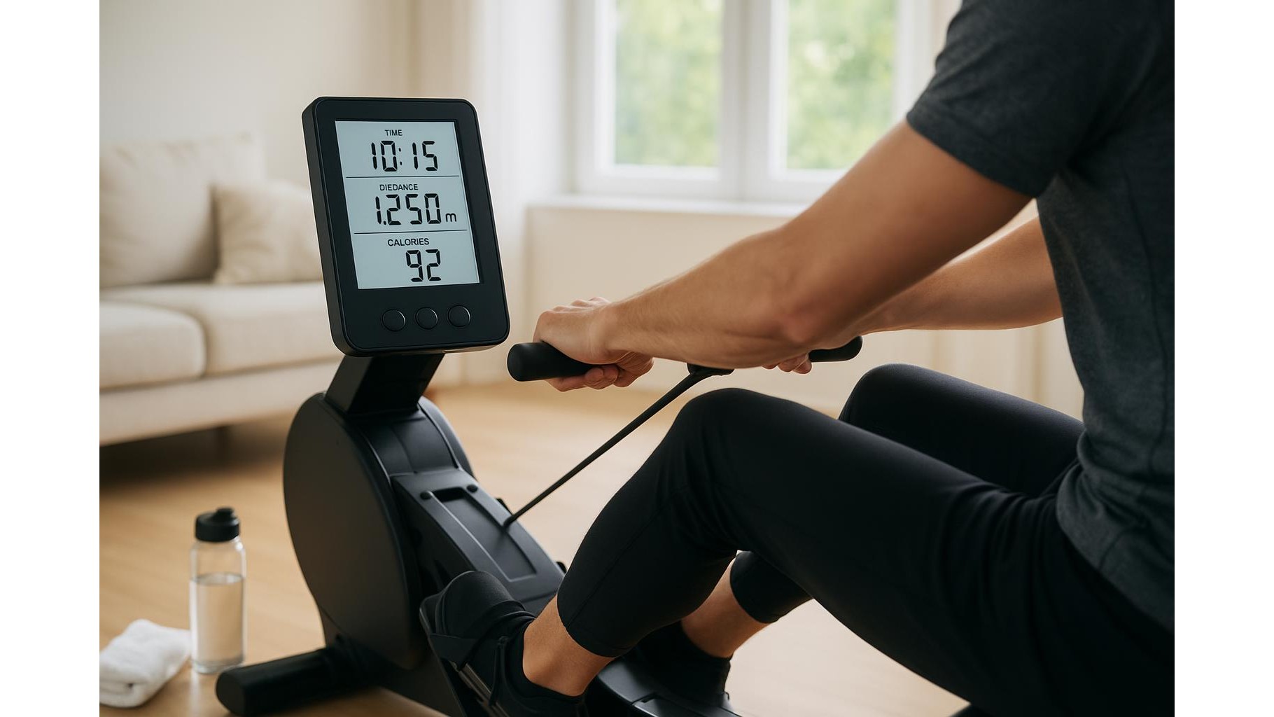 How to set realistic distance, time and calorie targets on your home rowing machine