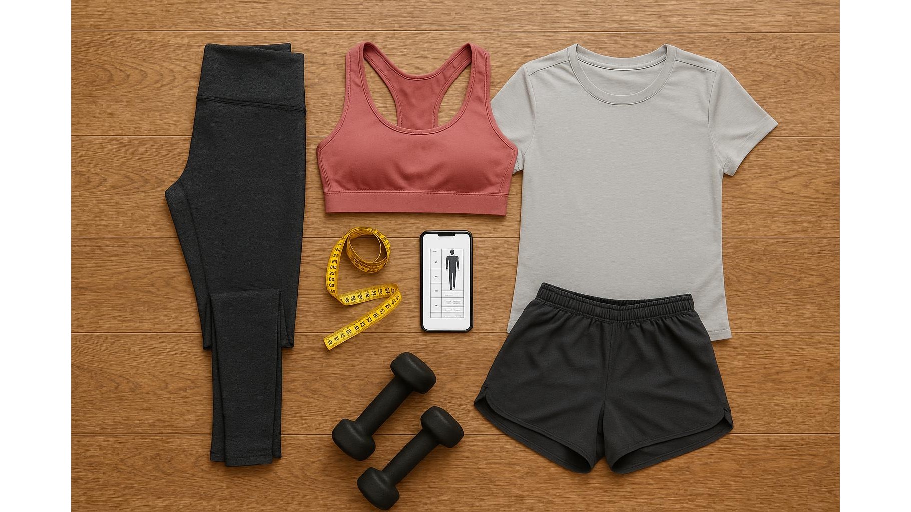 Buying home workout clothes online: how to choose the right size without trying them on