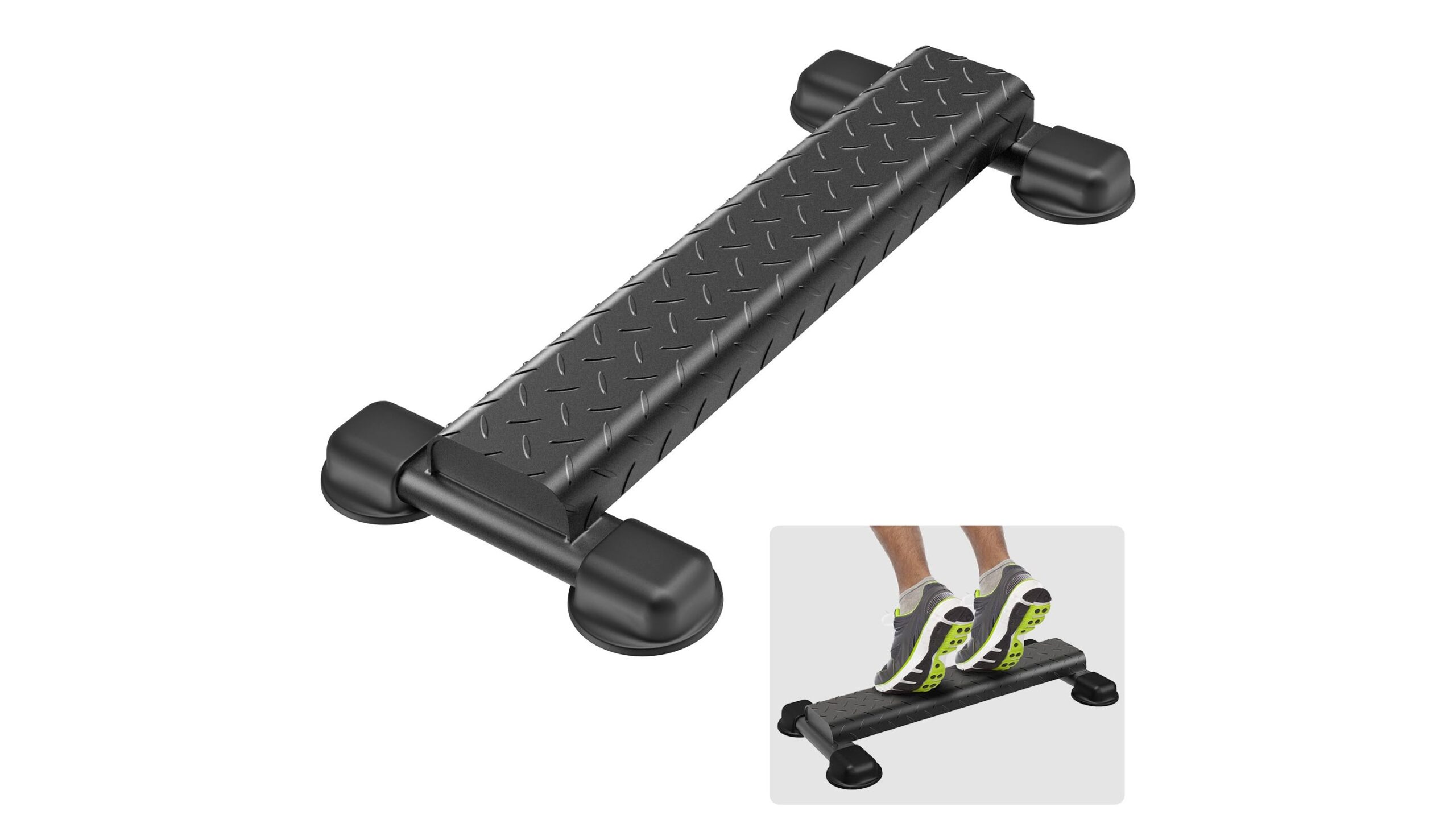Lifeswell steel calf raise bar, the space-saving solution to train your calves at home