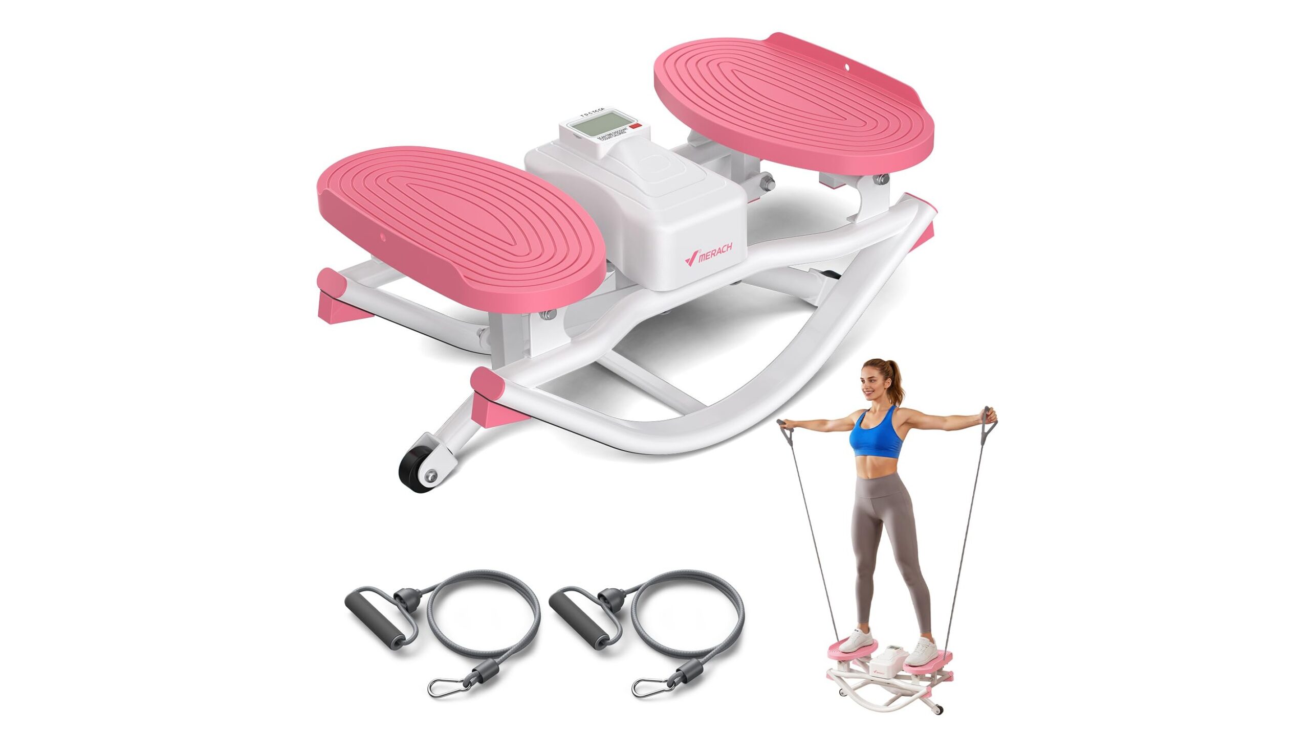 Merach rock stepper, mini step laterale per allenare gambe e glutei anche in un monolocale