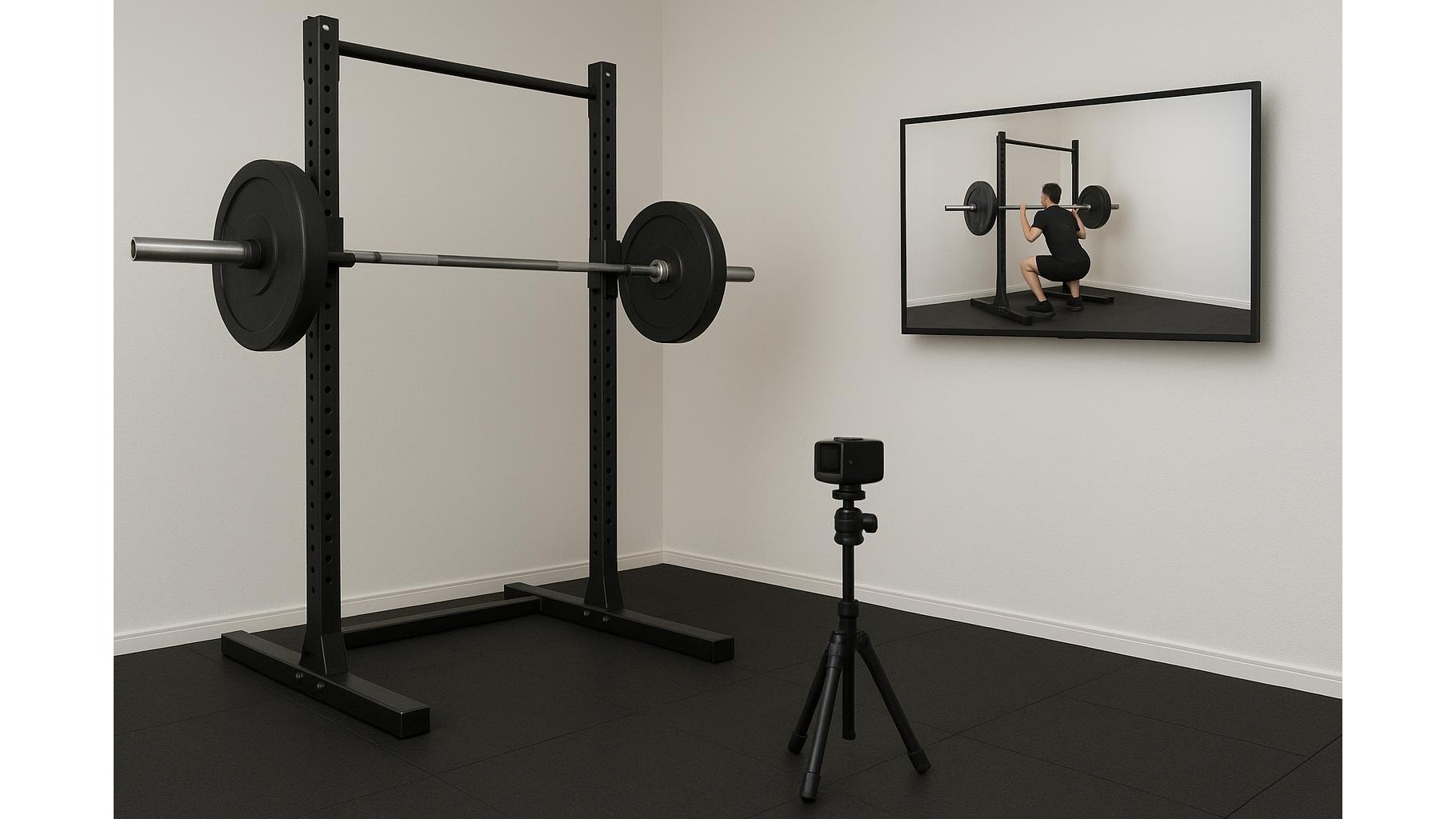 Turn a budget action camera into a live feedback mirror for your home workouts