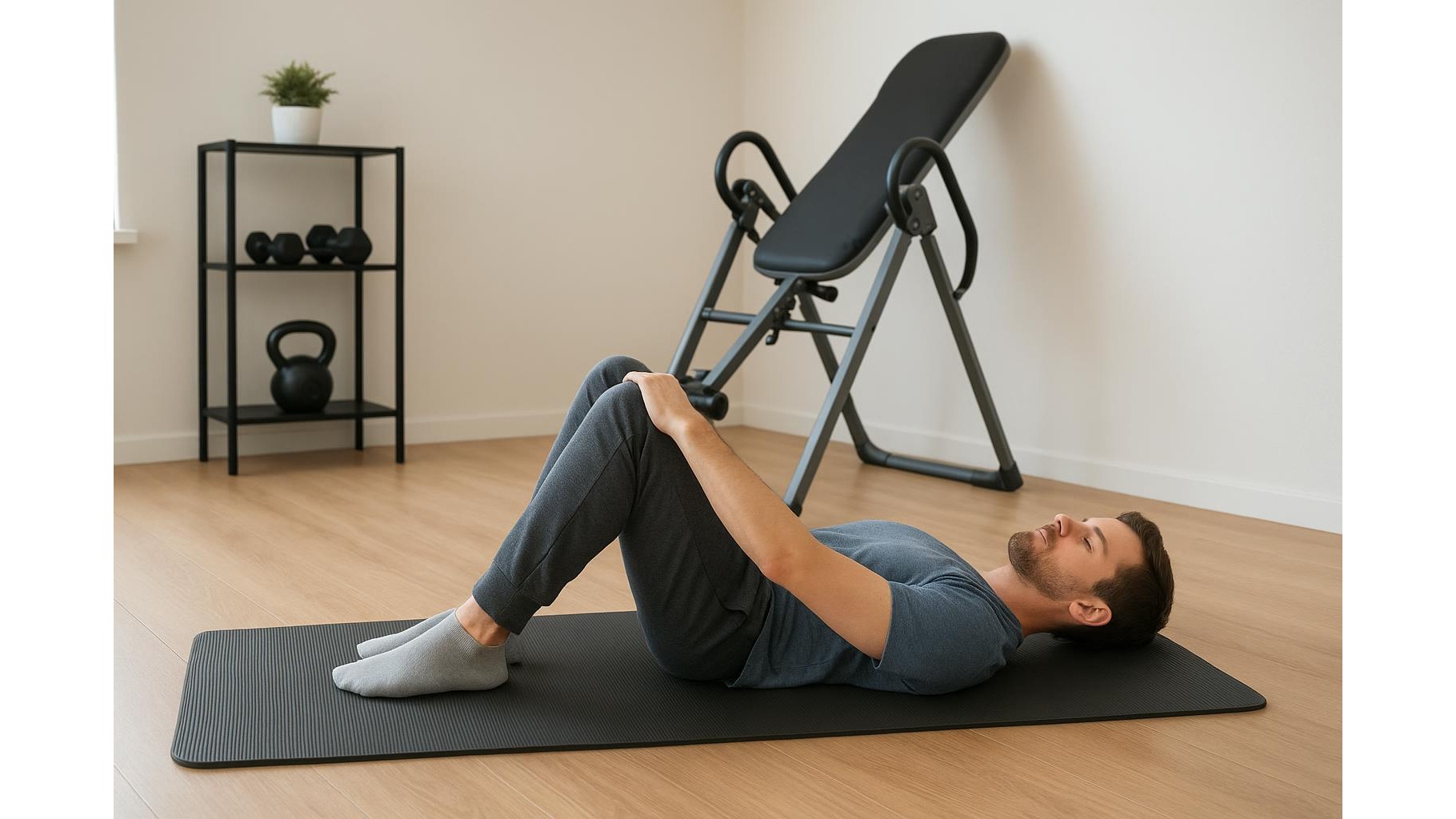 Floor traction vs inversion tables: what really helps a stiff back when you train at home