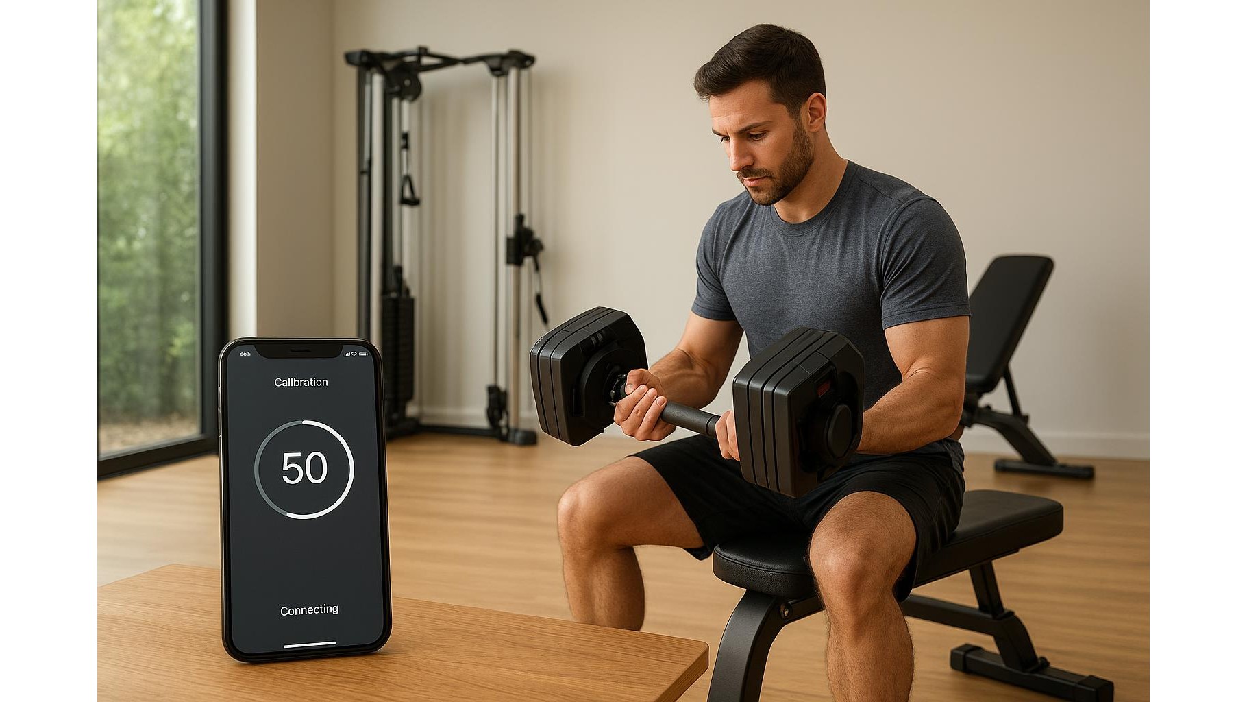 How to calibrate smart dumbbells and connected home gym gear so the app data matches real weights