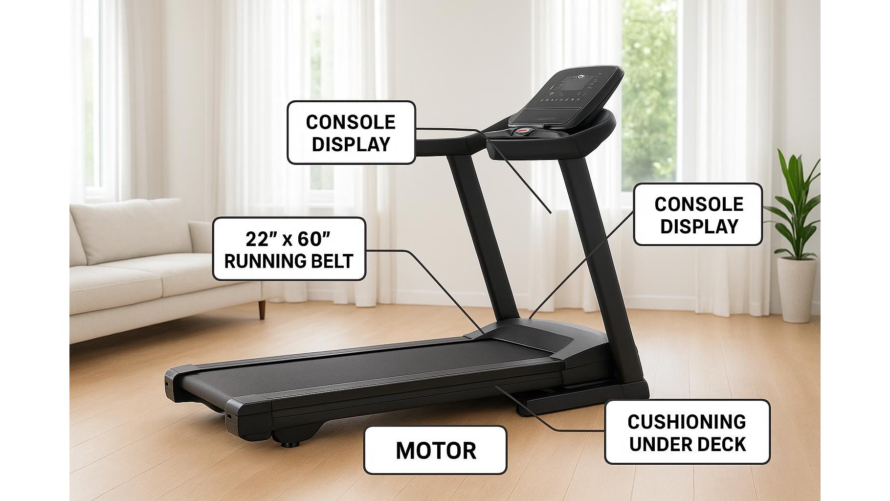 Home treadmill specs decoded: how to read motors, belts and consoles before you buy online
