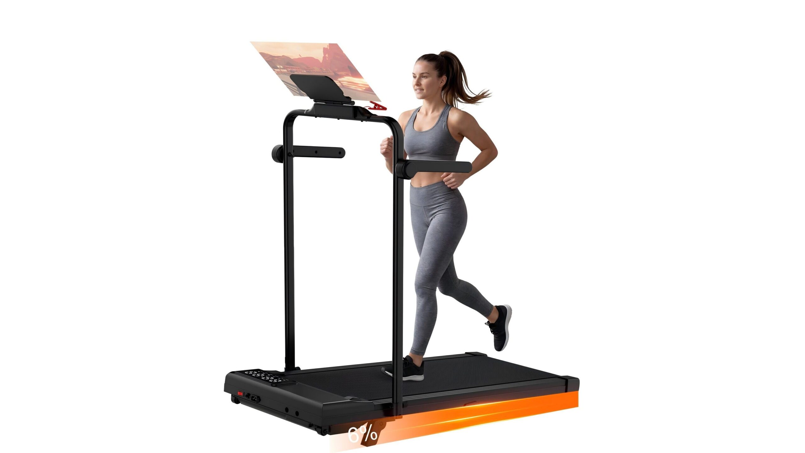 MJWW walking pad con inclinazione, tapis roulant salvaspazio per casa e ufficio ora a prezzo ribassato