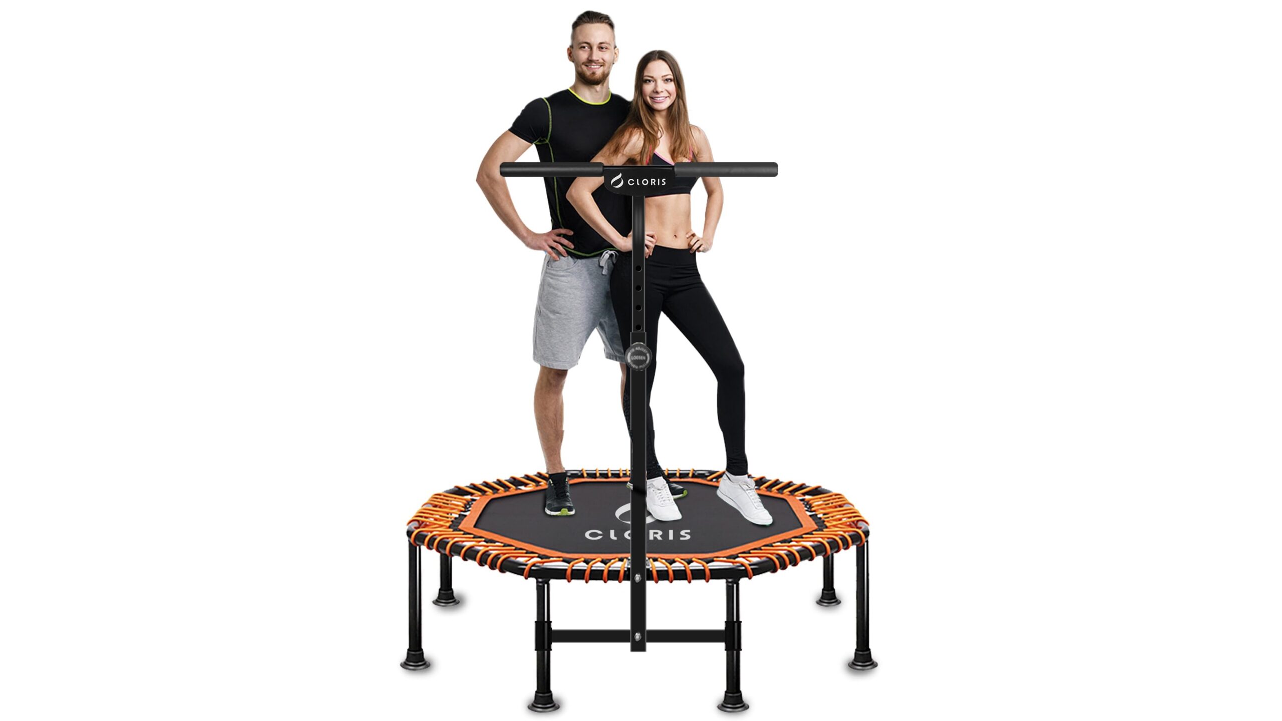 Trampolino fitness CLORIS pieghevole, rimbalzo indoor per cardio divertente in offerta su Amazon