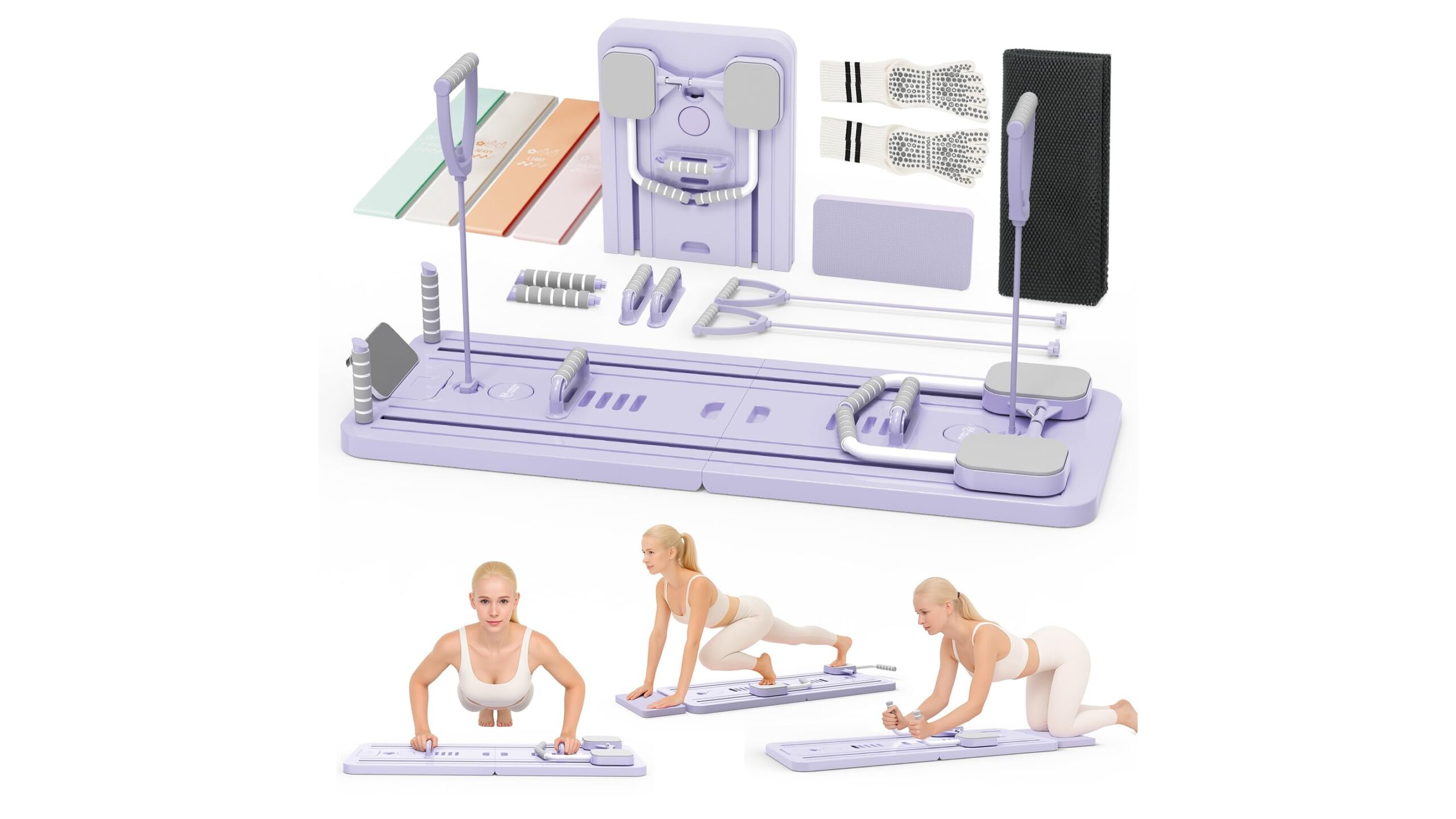 Northdeer 8-in-1 foldable pilates reformer, a space-saving studio upgrade for home training