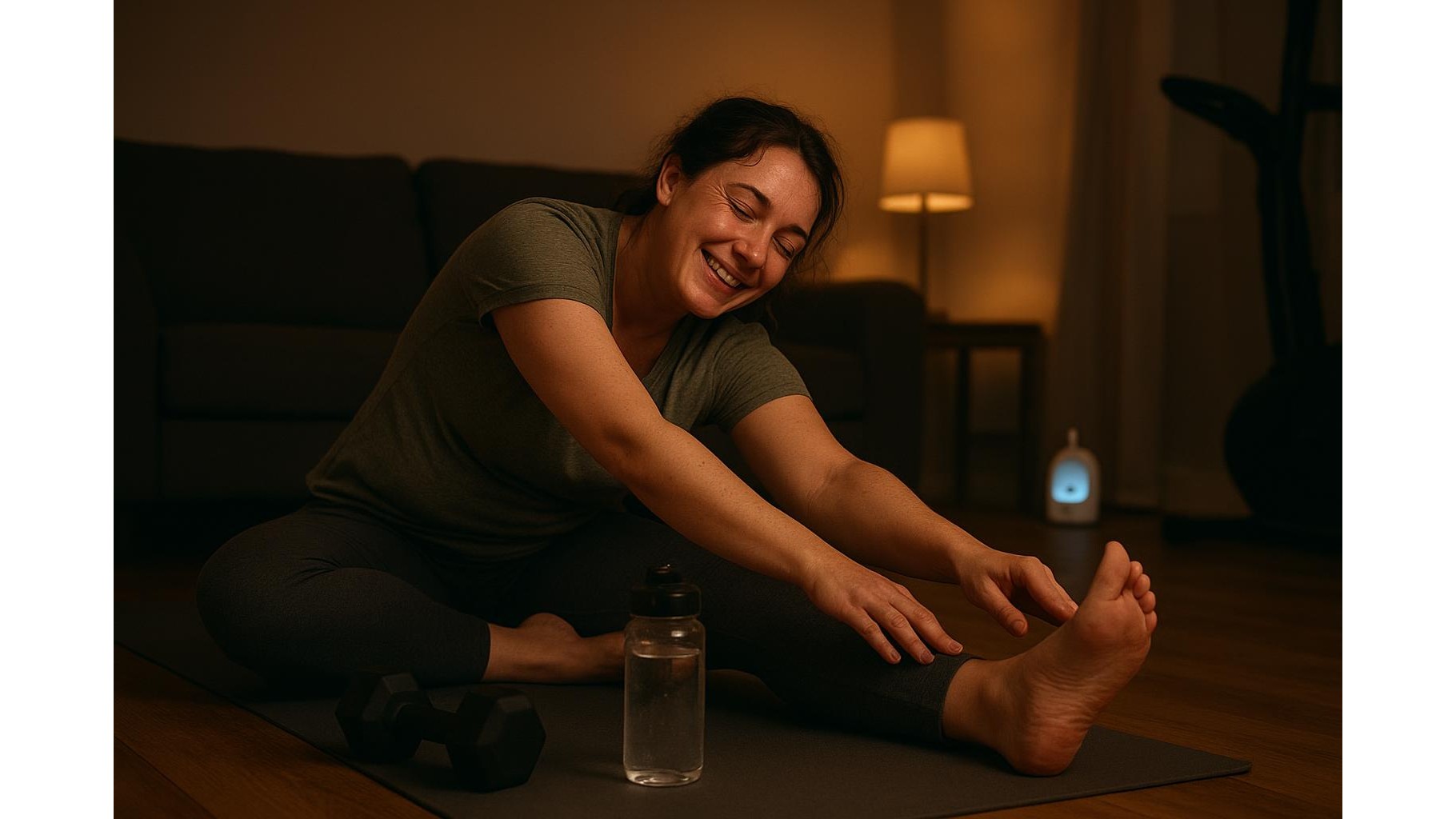 Recovery planning for parents who train at home in the late evening