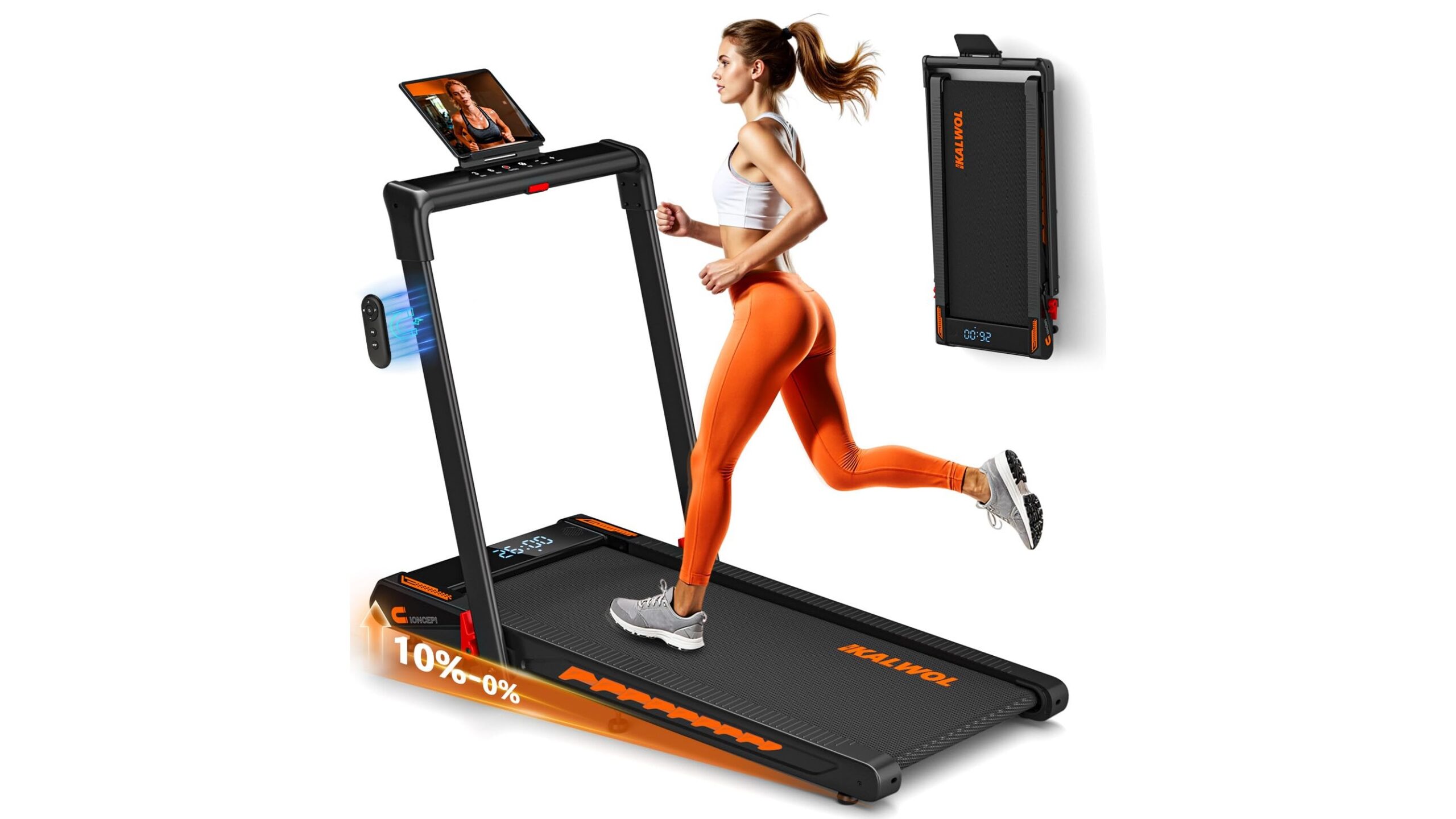Walking Pad Treadmill with Speaker, il tapis roulant 6-in-1 per home gym e ufficio in offerta su Amazon
