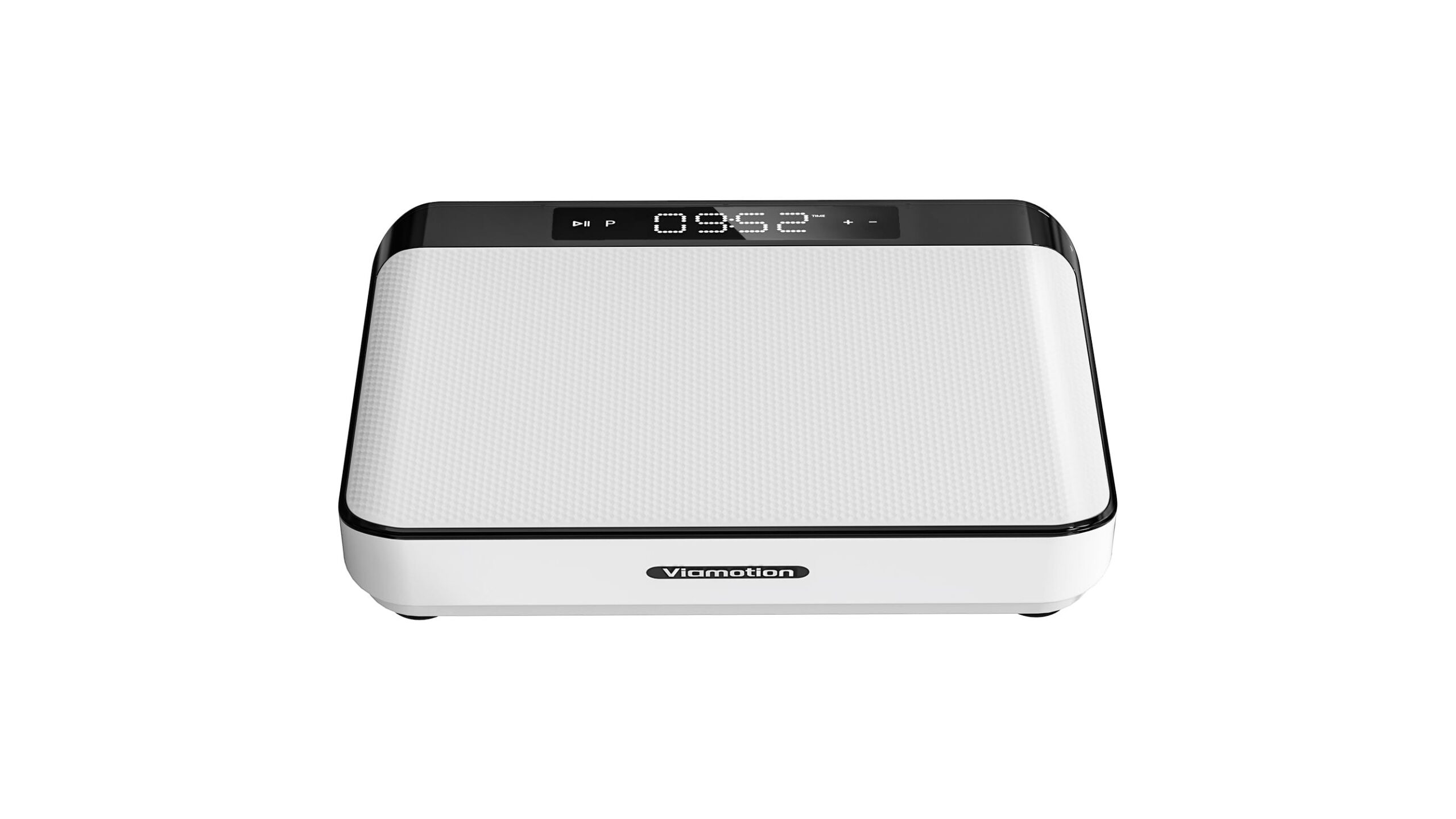 Viamotion vibration plate, compact whole-body trainer for home fitness with a strong Amazon promotion