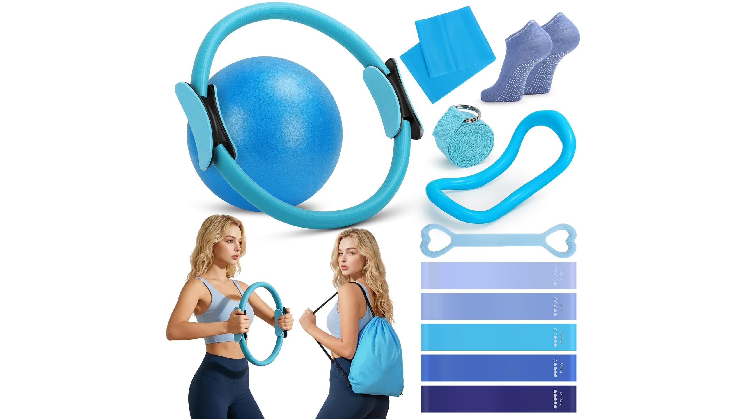 Pilates Set Pilates Equipment kit for home, a complete essentials bundle now on Amazon