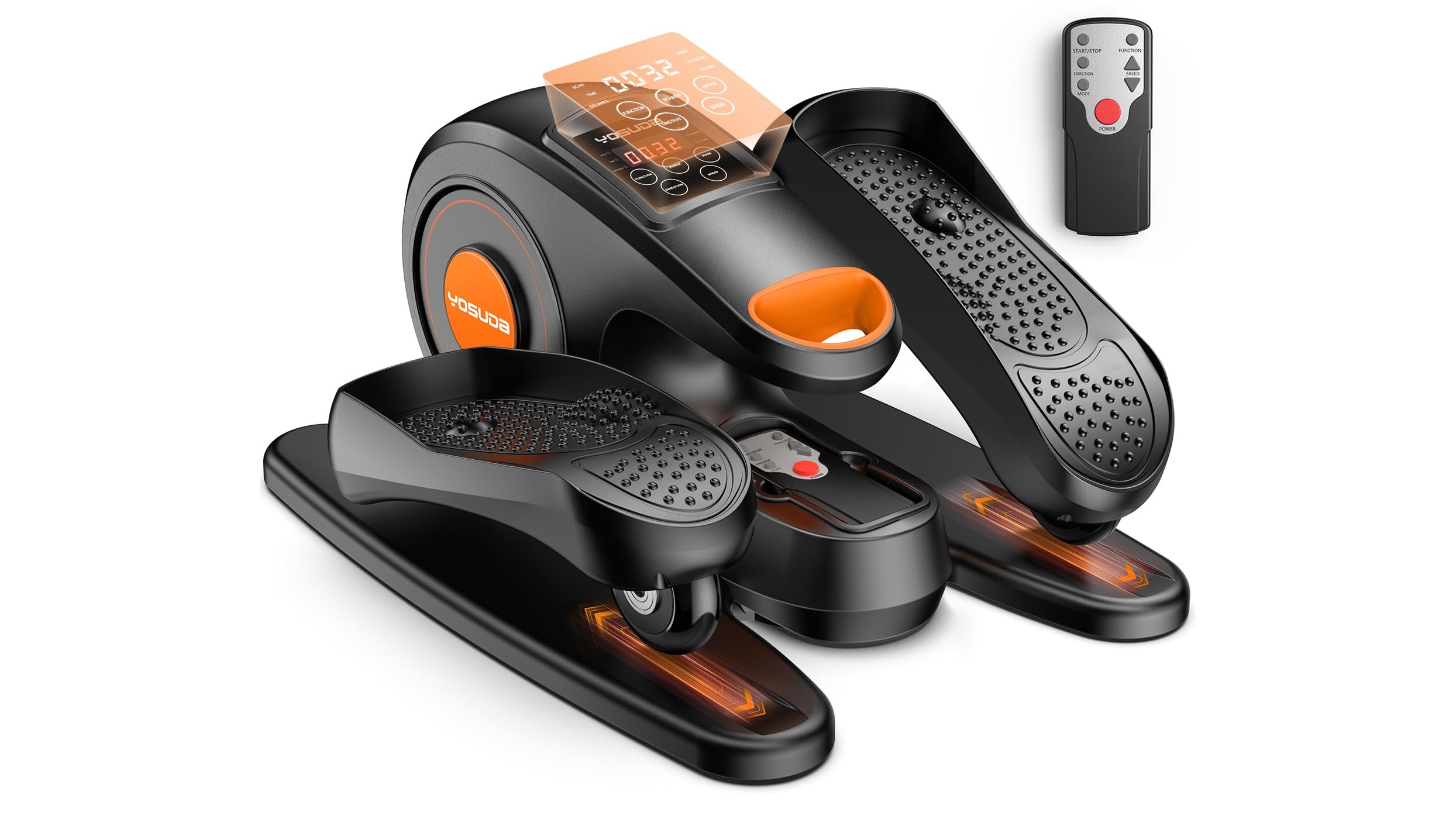 YOSUDA under desk elliptical, the silent seated cardio ally for home workers