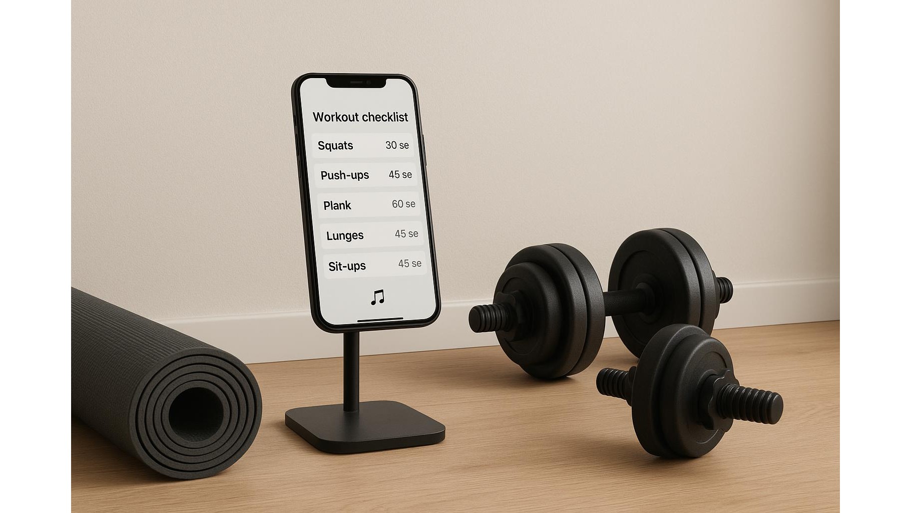From chaos to structure: how to use one app to centralise timers, logs and playlists for home workouts