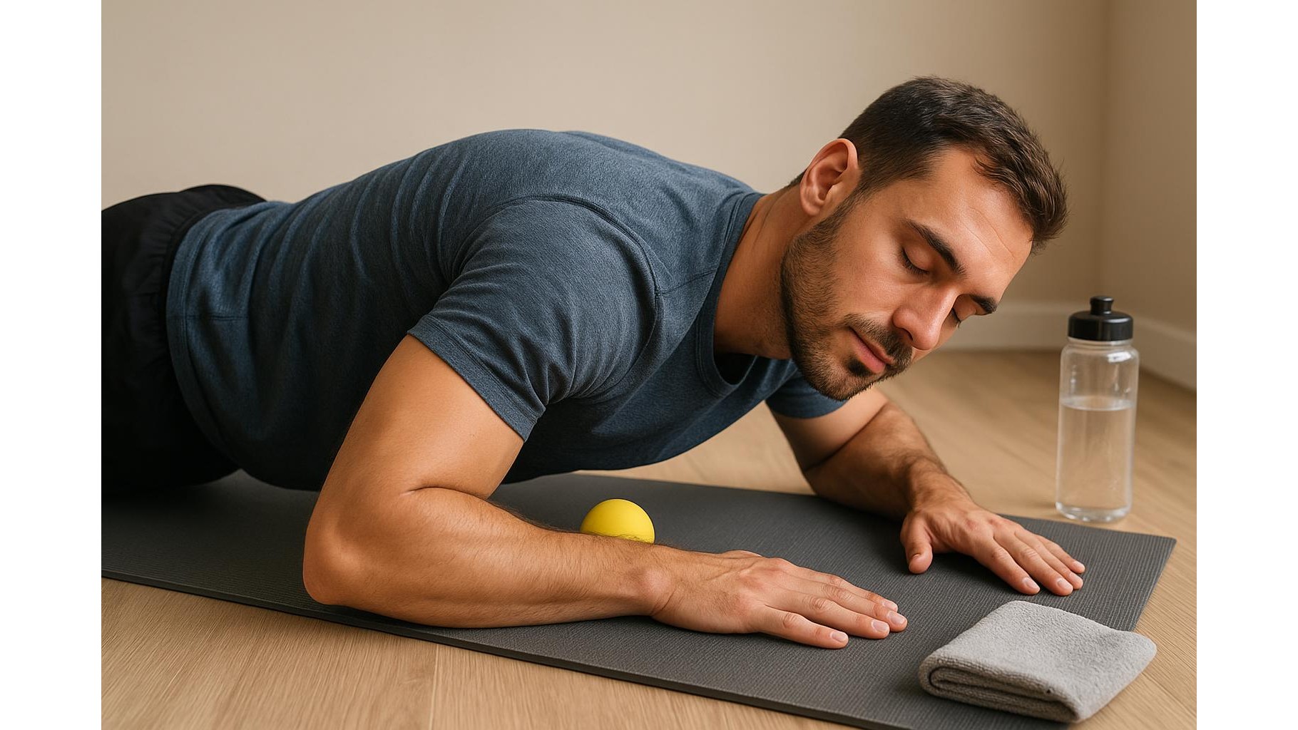 Targeted hip flexor self-massage at home: lacrosse ball routine to unlock tight hips before lifting