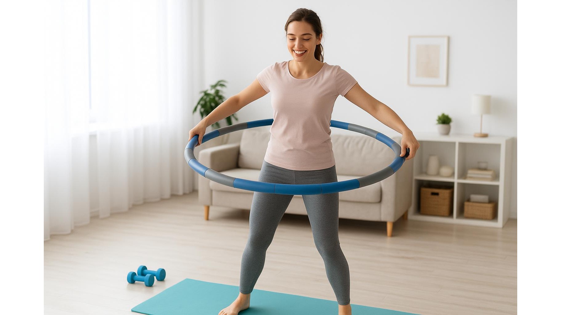 How to choose a foldable weighted hula hoop for low‑impact home workouts