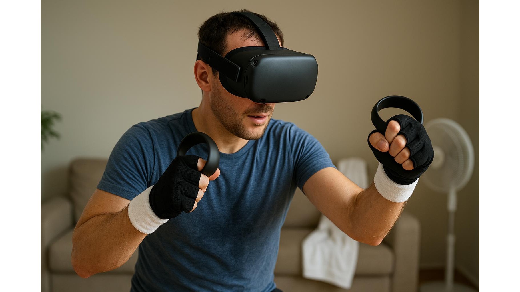 Wristbands and sweat protection for VR and AR home workouts: how to keep controllers and hands dry