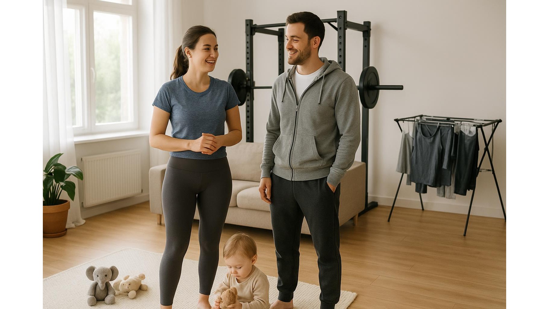 Home gym capsule wardrobe for busy parents: 8 pieces that work from sofa to squat rack