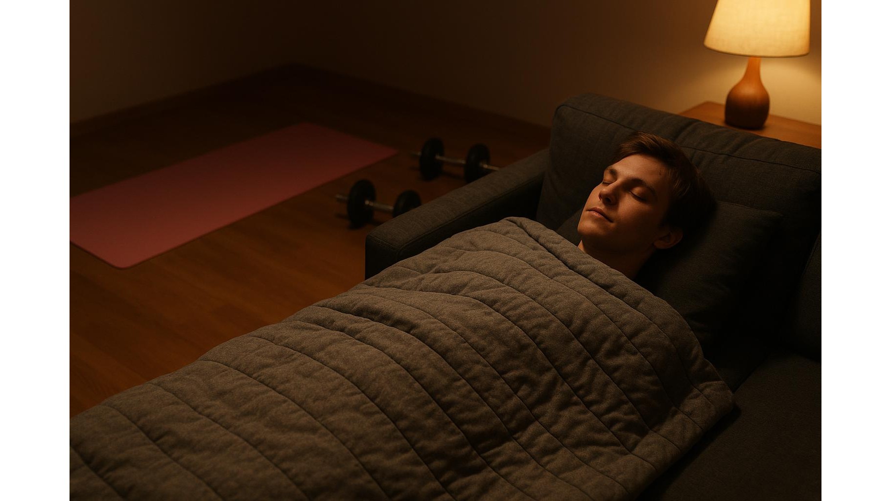 Weighted blankets after home workouts: can they really help you relax and recover?